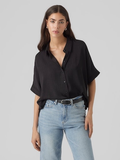 Kurzarmbluse »VMKATRINE S/S OVERSIZED SHIRT WVN NOOS«