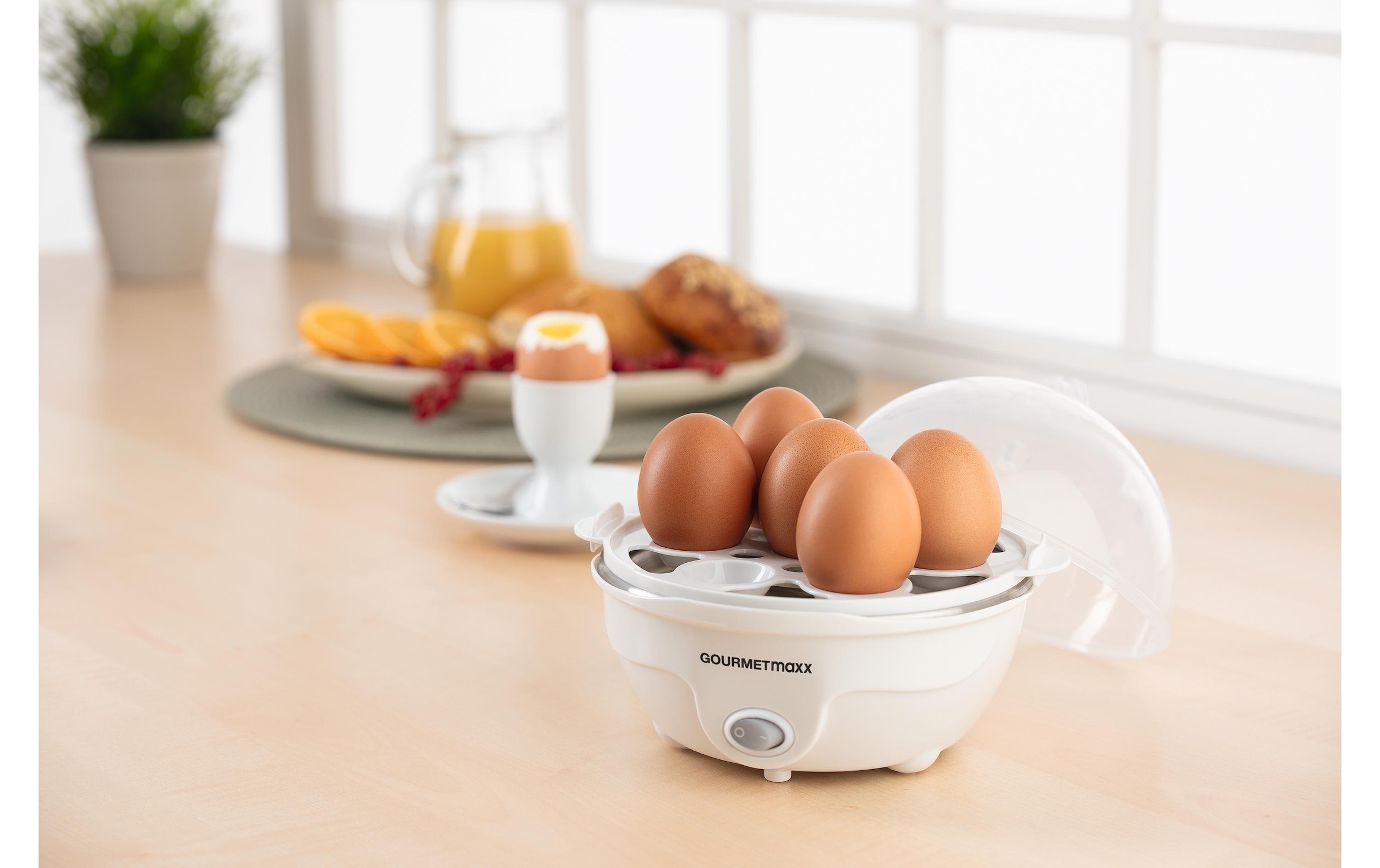 GOURMETmaxx Eierkocher »GOURMETmaxx Eierkocher« für 7 Stk. Eier 350 W