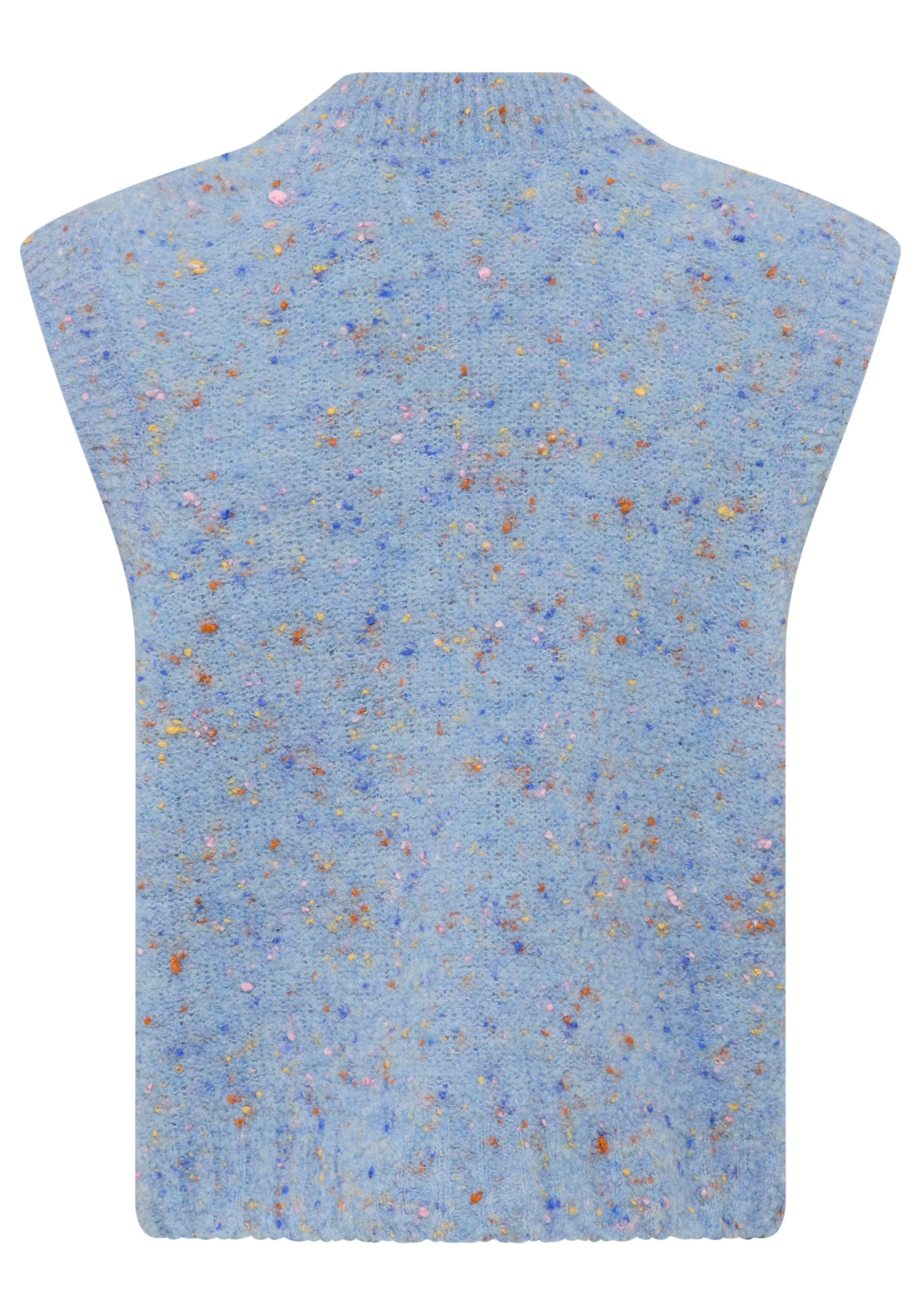 Marc O'Polo DENIM Gilet tricoté ärmelloser Bouclé-Cardigan regular fit aus Schurwolle-Viskose-Mix