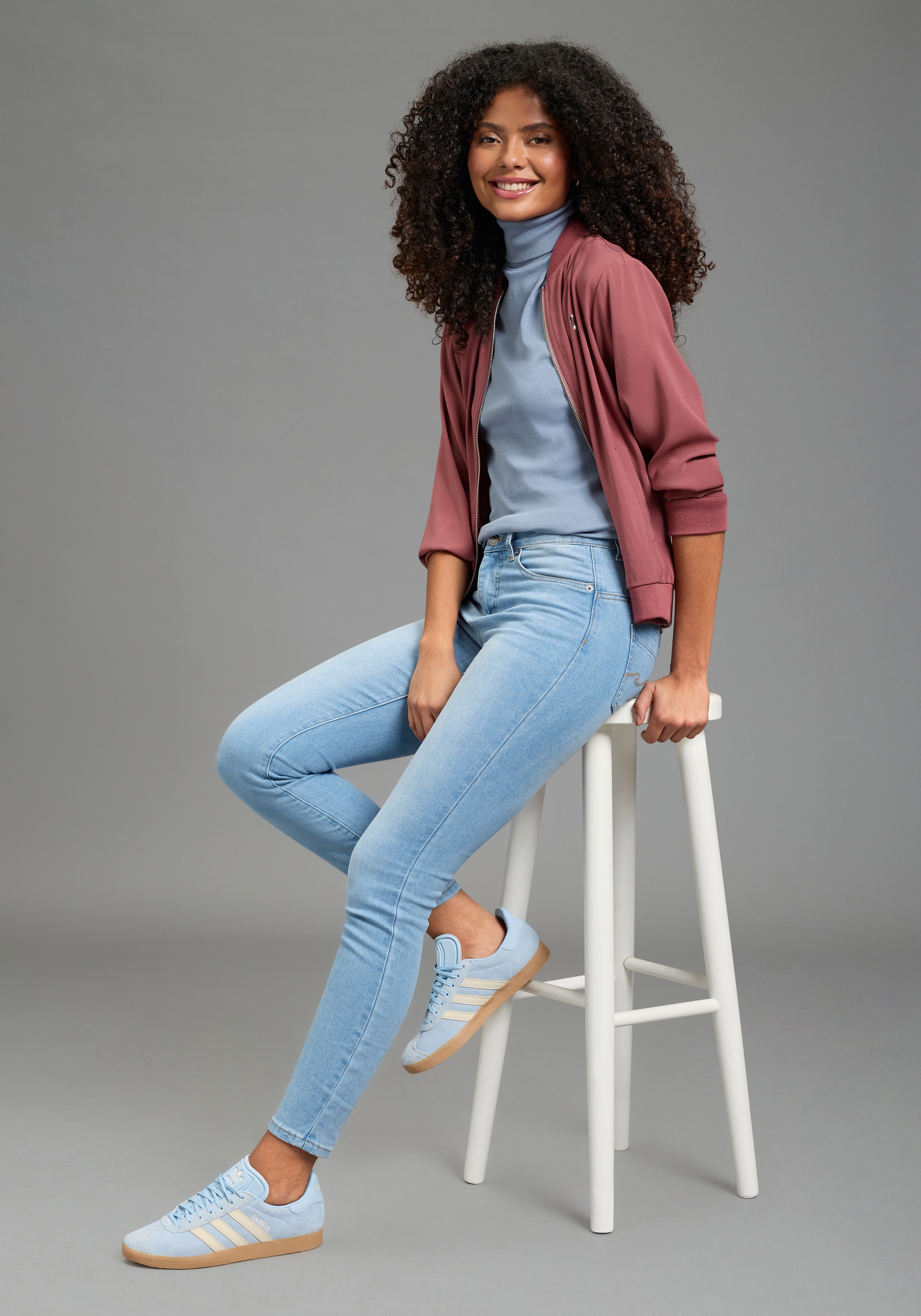 Flashlights T-shirt à col roulé 2er-Pack,  eng geschnitten,  aus elastischem Material,  im 2er-Pack