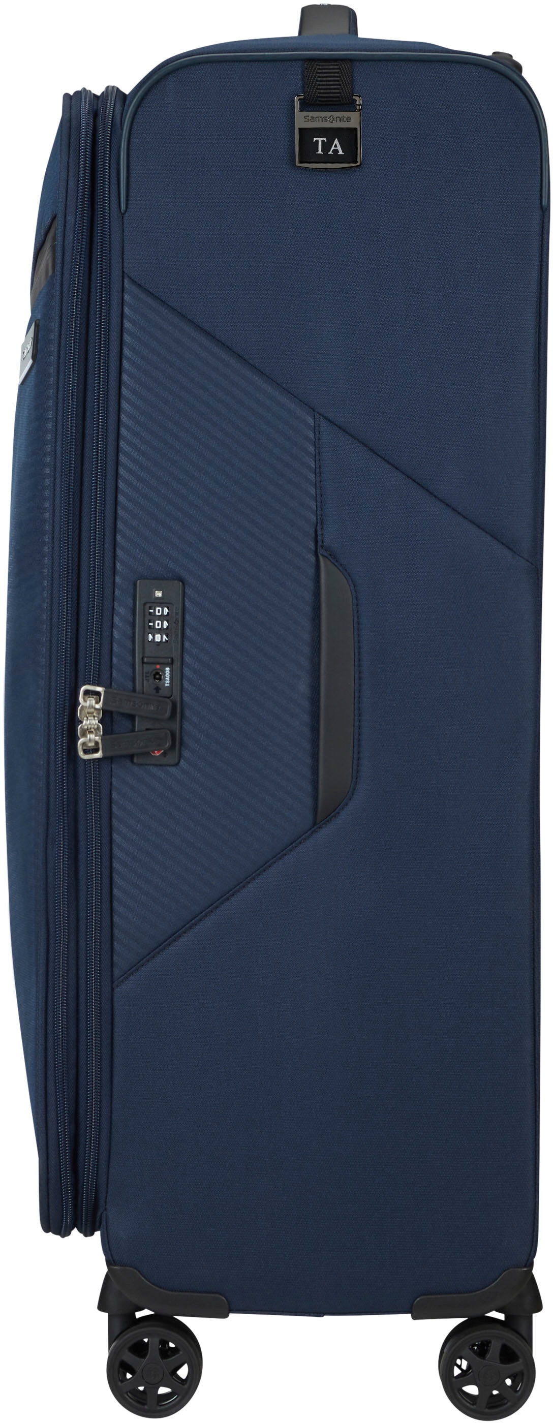 Samsonite Weichgepäck-Trolley »LITEBEAM, verschiedene Grössen und Farben«, 4 Rollen, Reisekoffer Aufgabegepäck Trolley Volumenerweiterung bei M/L