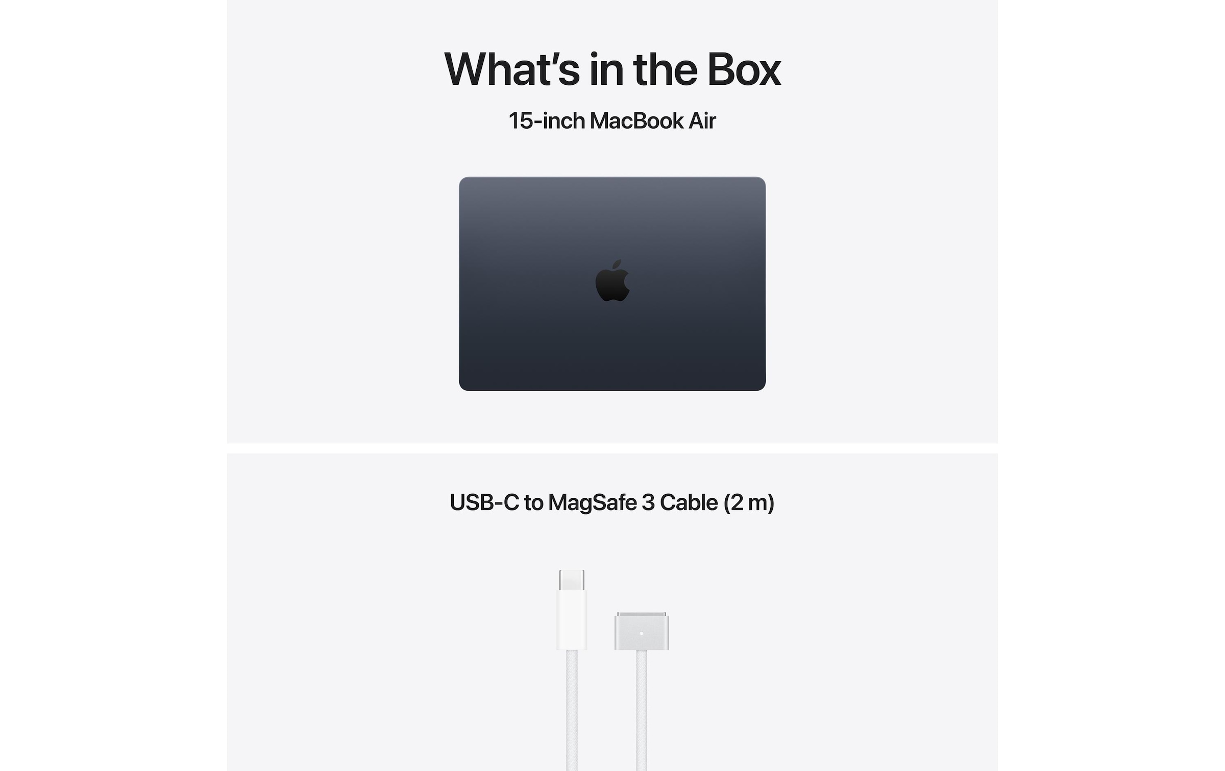 Apple Notebook »MacBook Air 15 2026 M5 10C GPU« 38,862 cm / 15,3 ″ Apple M5 512 GB SSD Integrierte NPU (Neural Processing Unit)