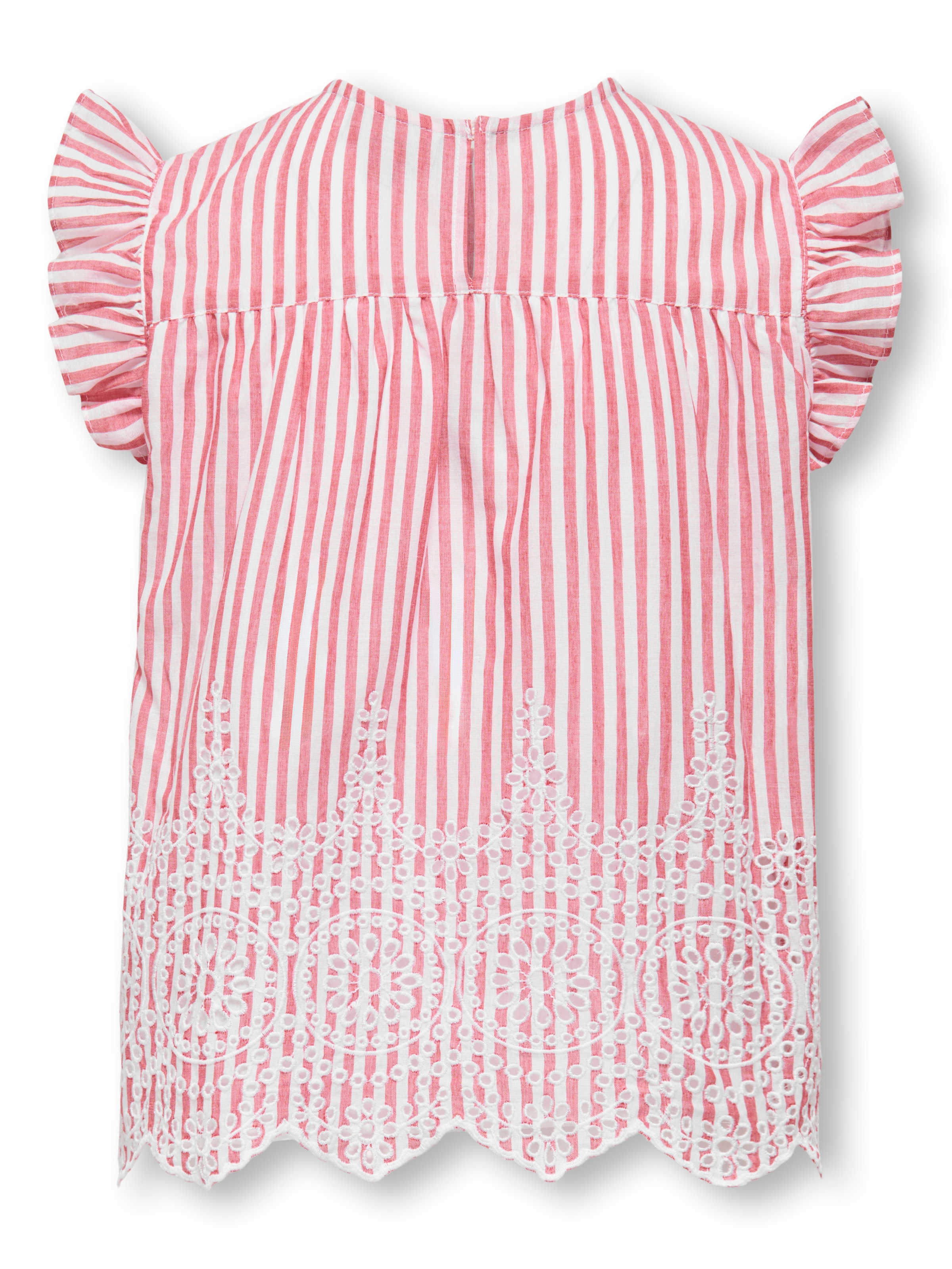 KIDS ONLY Top chemisier »KOGBONDI LIFE S/L EMB FRILL TOP WVN«