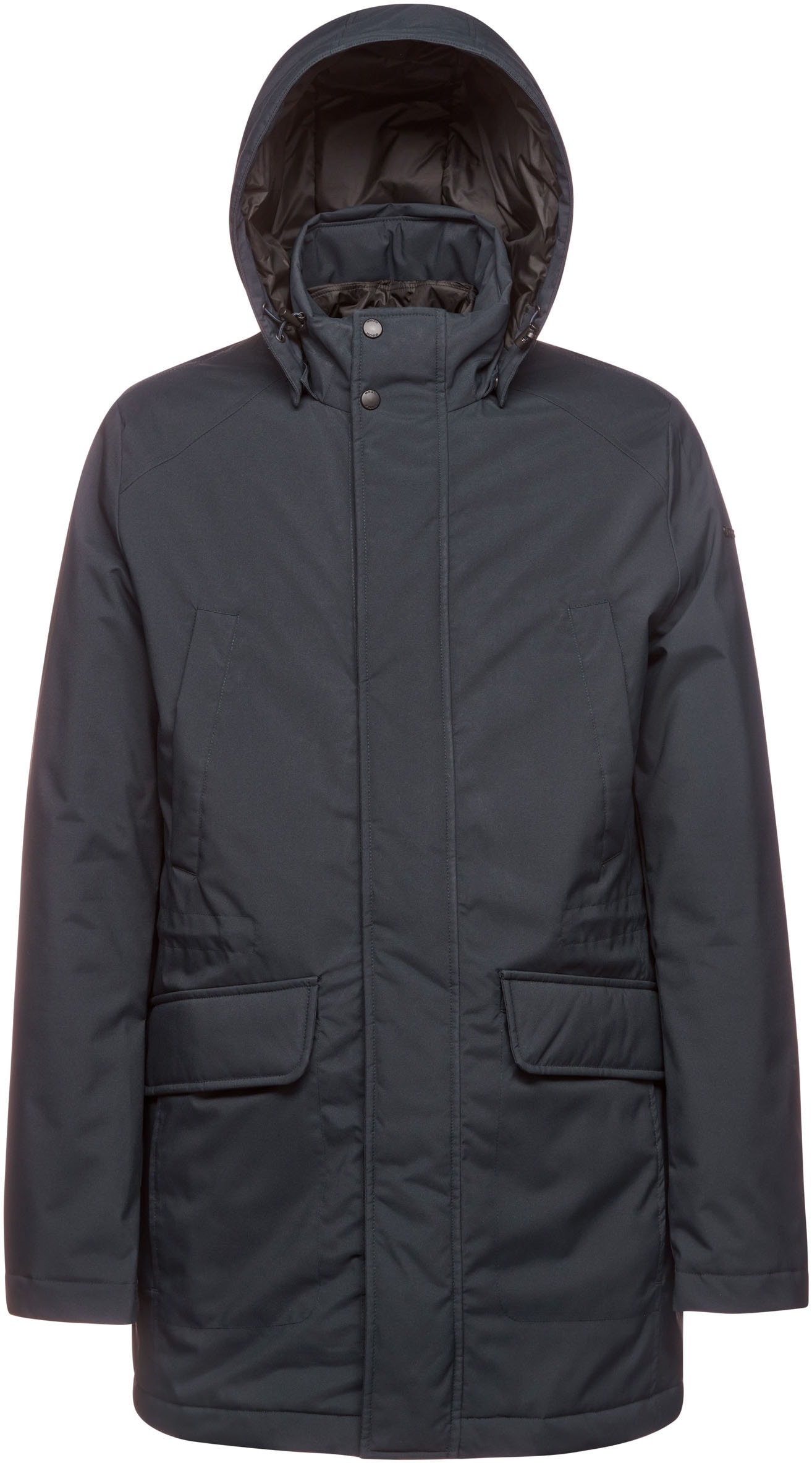 Geox Parka »ANDALO«, mit Kapuze, mit verdecktem Reissverschluss, abnehmbare Kapuze, viele Taschen