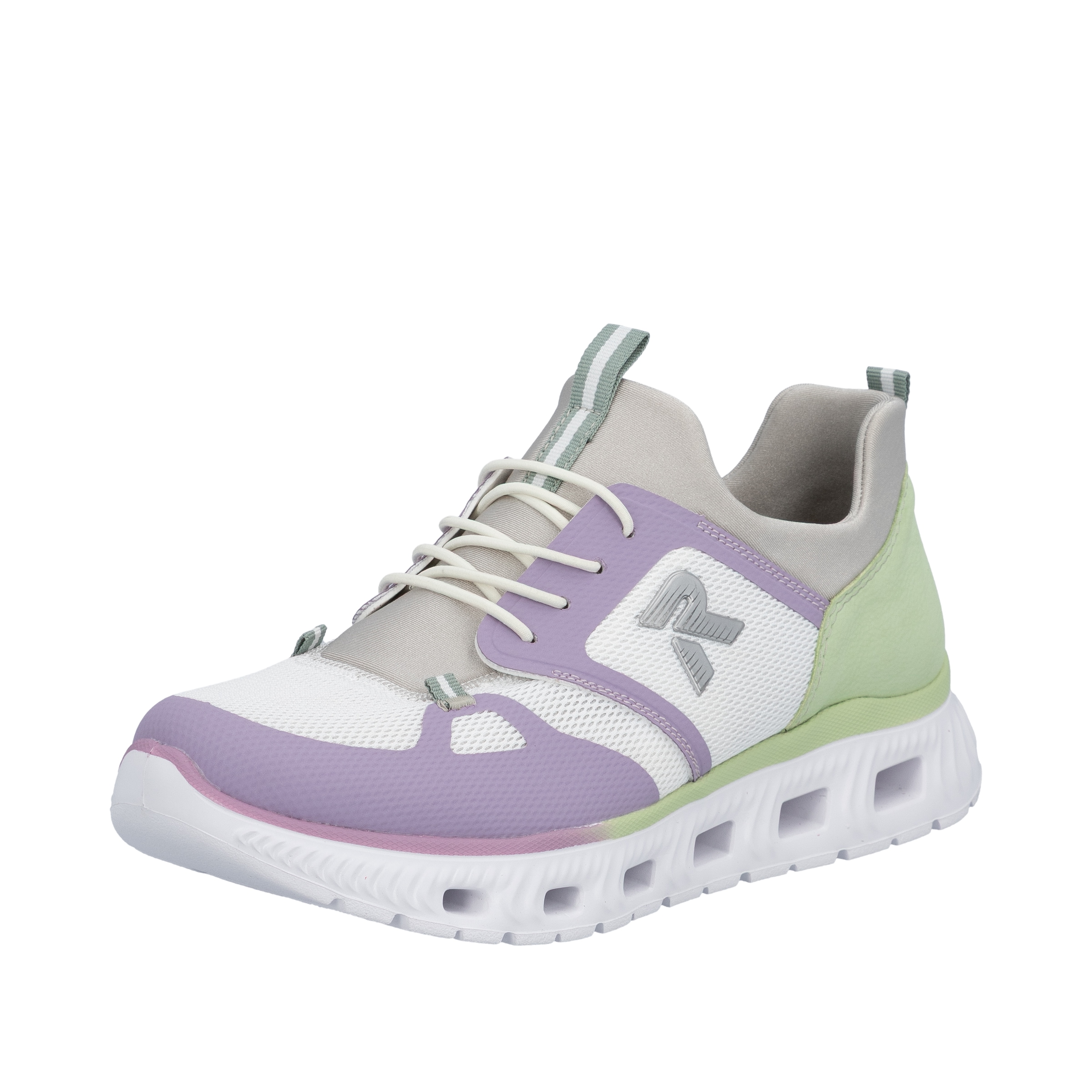 Image of Rieker Slip-On Sneaker Slipper, Freizeitsneaker, Halbschuh mit MemoSoft- Innensohle