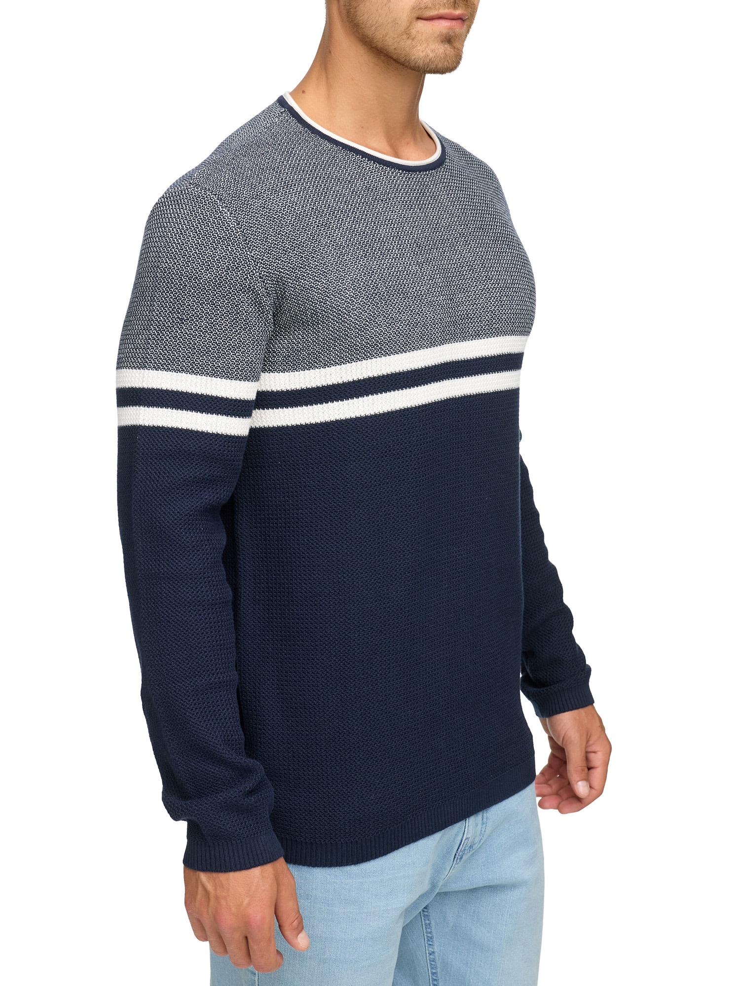 Indicode Rundhalspullover »INJaluf«