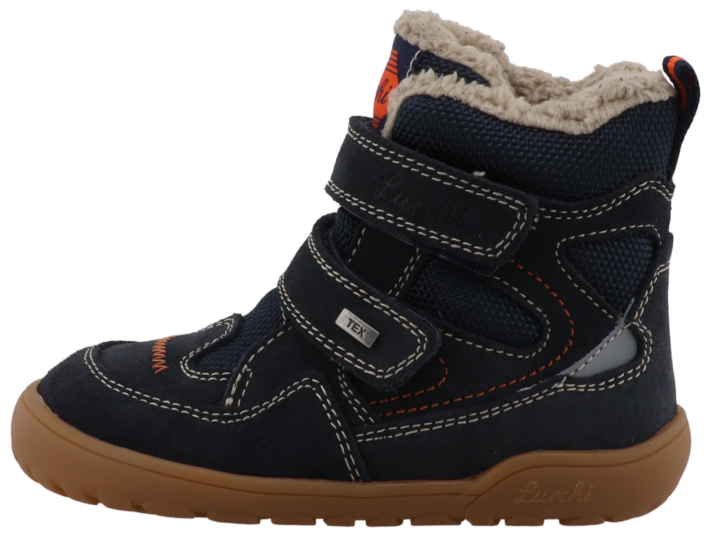 Lurchi Chaussures pieds nus »Juppy Barefoot-TEX«  bottes à scratch avec équipement TEX, gabarit de taille à télécharger