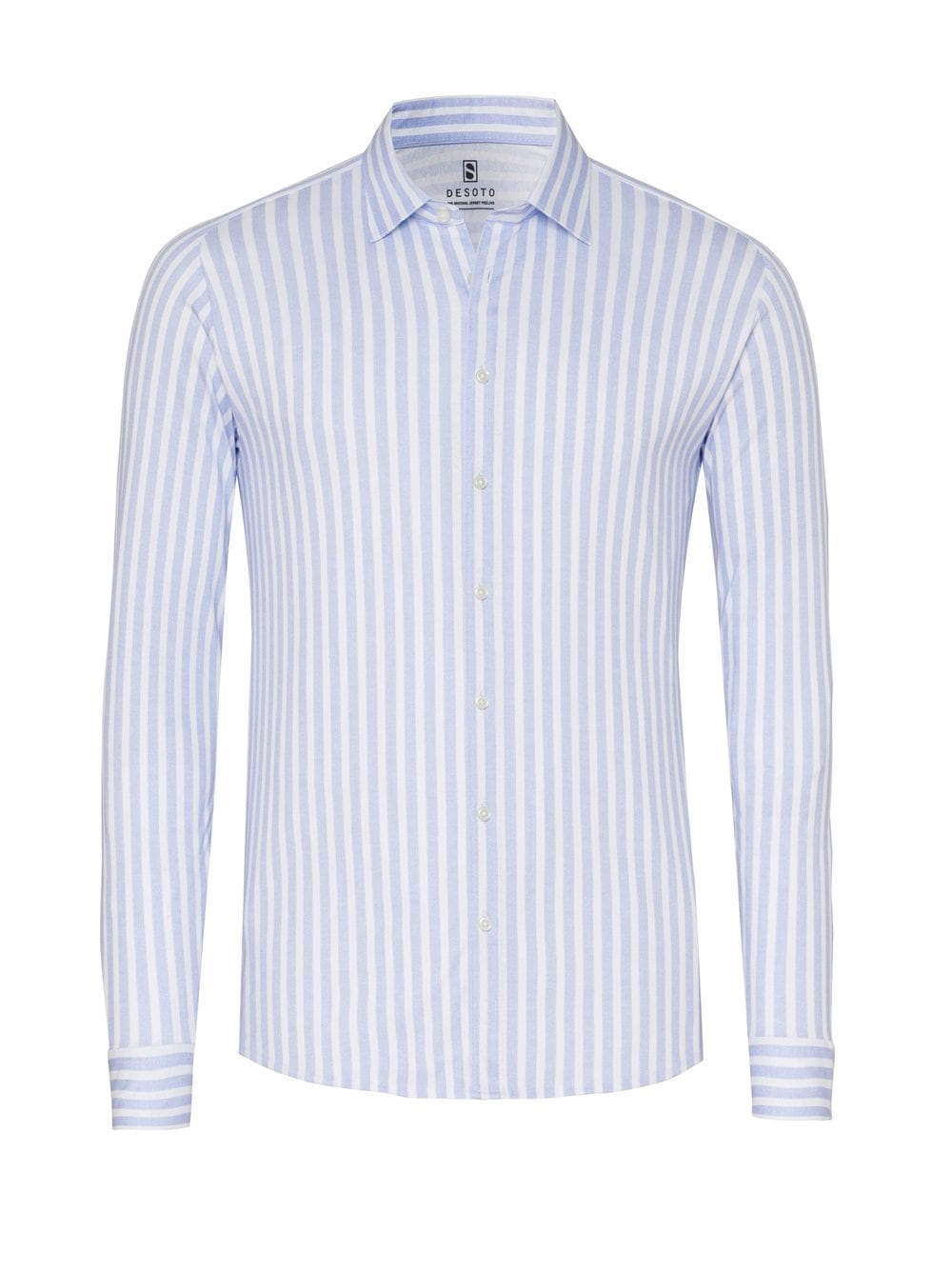 DESOTO Chemise à manches longues »Casual Kent 1/1« chemise business, col Kent, jersey, coupe étroite