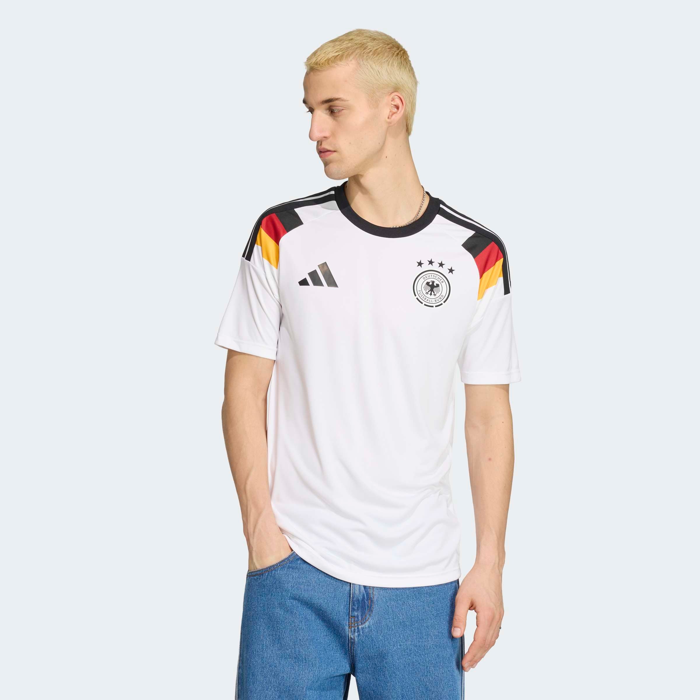 adidas Performance Maillot de foot »DFB H JSY FAN« pour adultes, maillot fan Allemagne Coupe du Monde 2026, en polyester