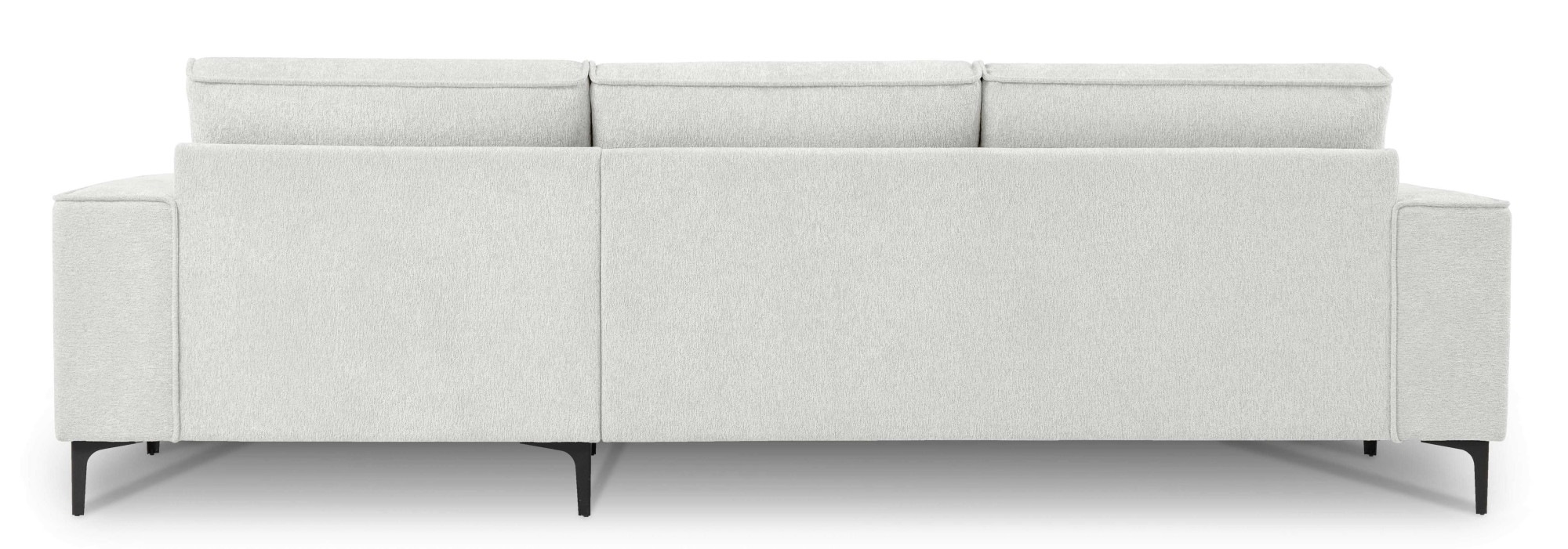 Home affaire Ecksofa »OLAND Struktur L-Form, B: 280 cm, Skandi-Design« L-Form, 280 cm, Wellenunterfederung, Skandi-Design, Metallfüsse