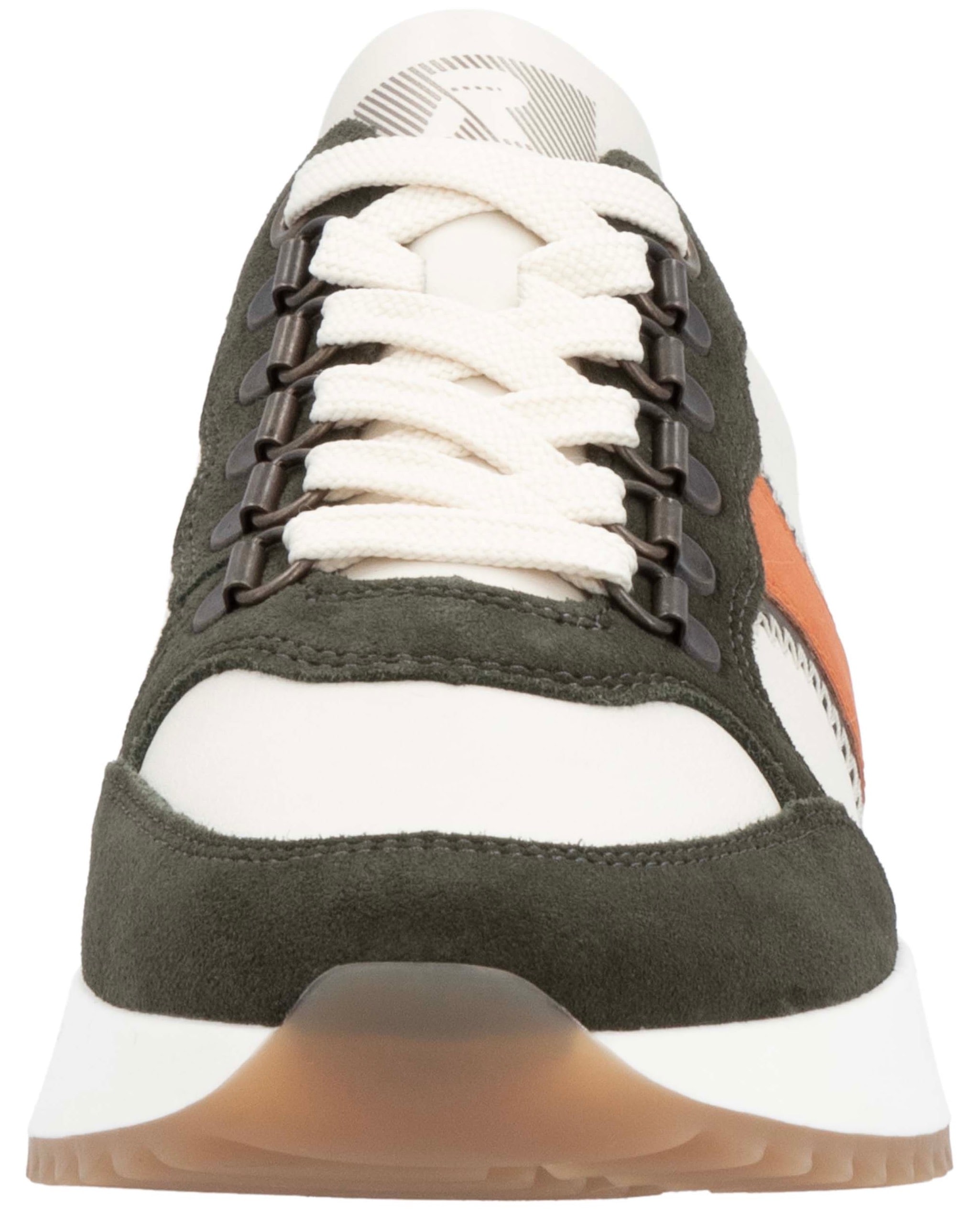 Rieker EVOLUTION Sneaker, Freizeitschuh, Halbschuh, Schnürschuh mit modischen Kontrastbesätzen