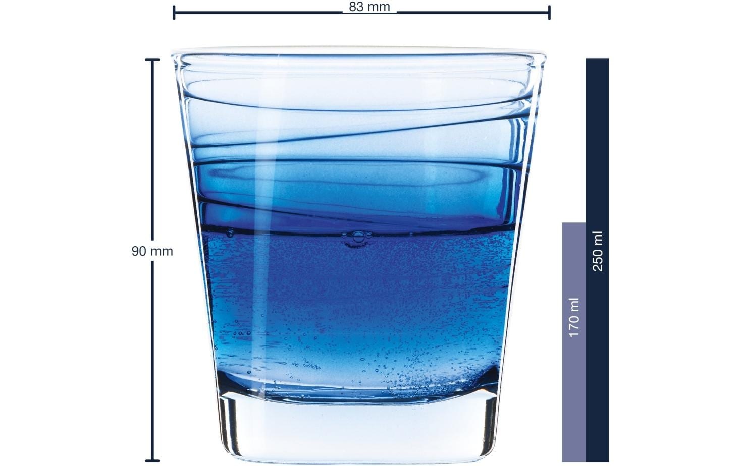 LEONARDO Glas »Vario Struttura, 250ml«, (6 tlg.)