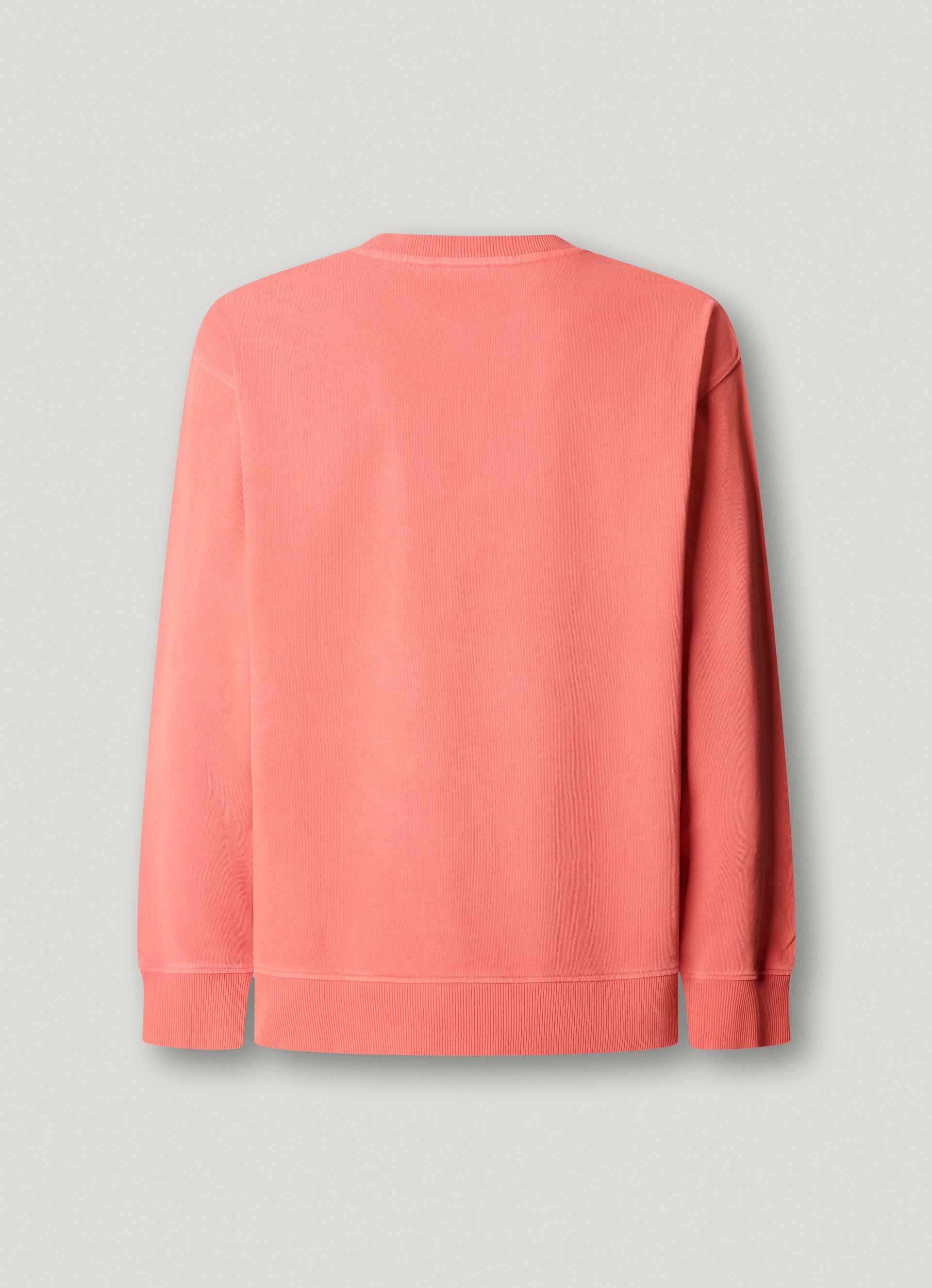 Pepe Jeans Sweat-shirt »JOHN CREW«, avec empiècement côtelé au col rond, inscription logo
