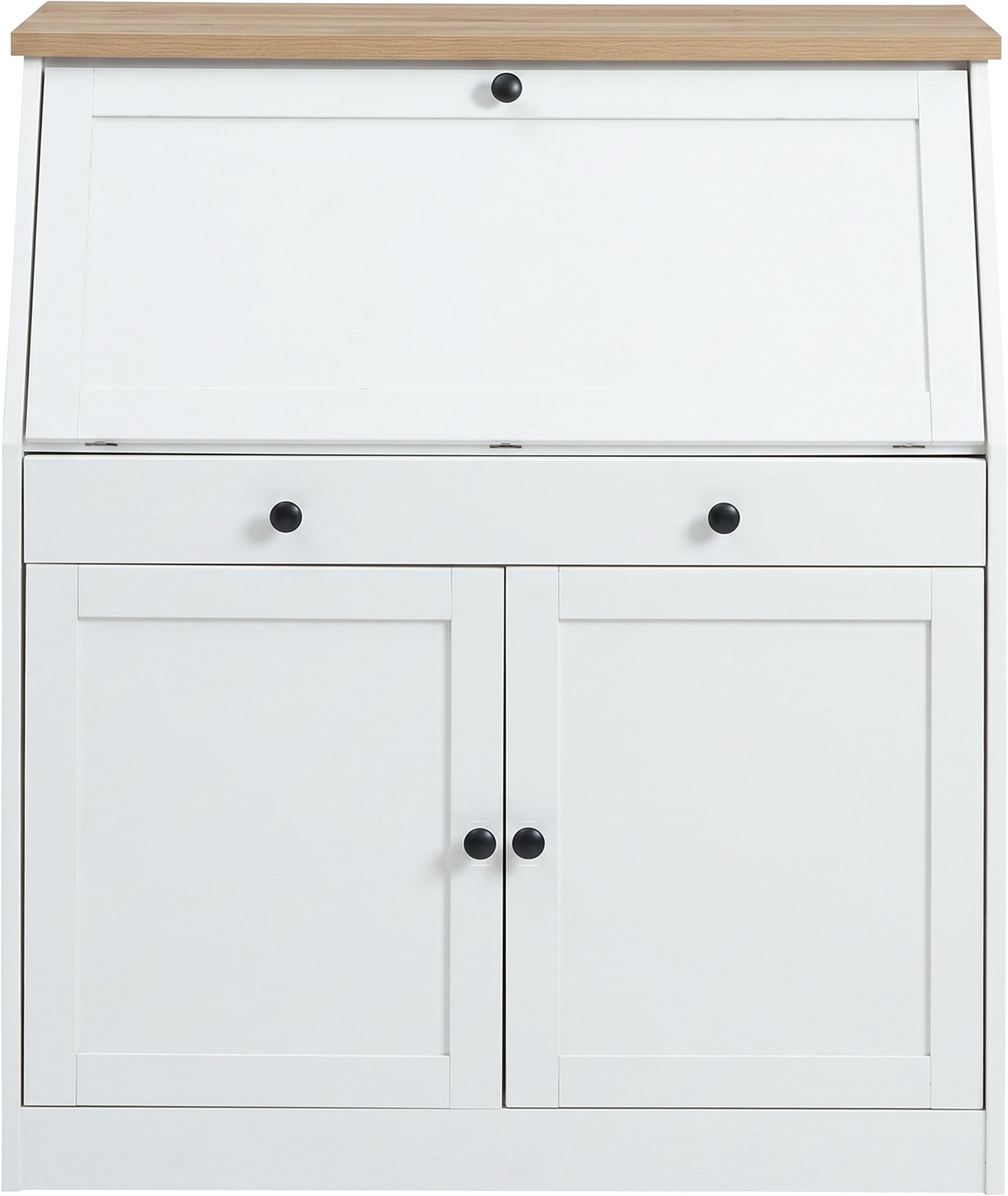 GOODproduct Sekretär »Ismund« viel Stauraum, mit Kabelkanal, Breite: 98 cm