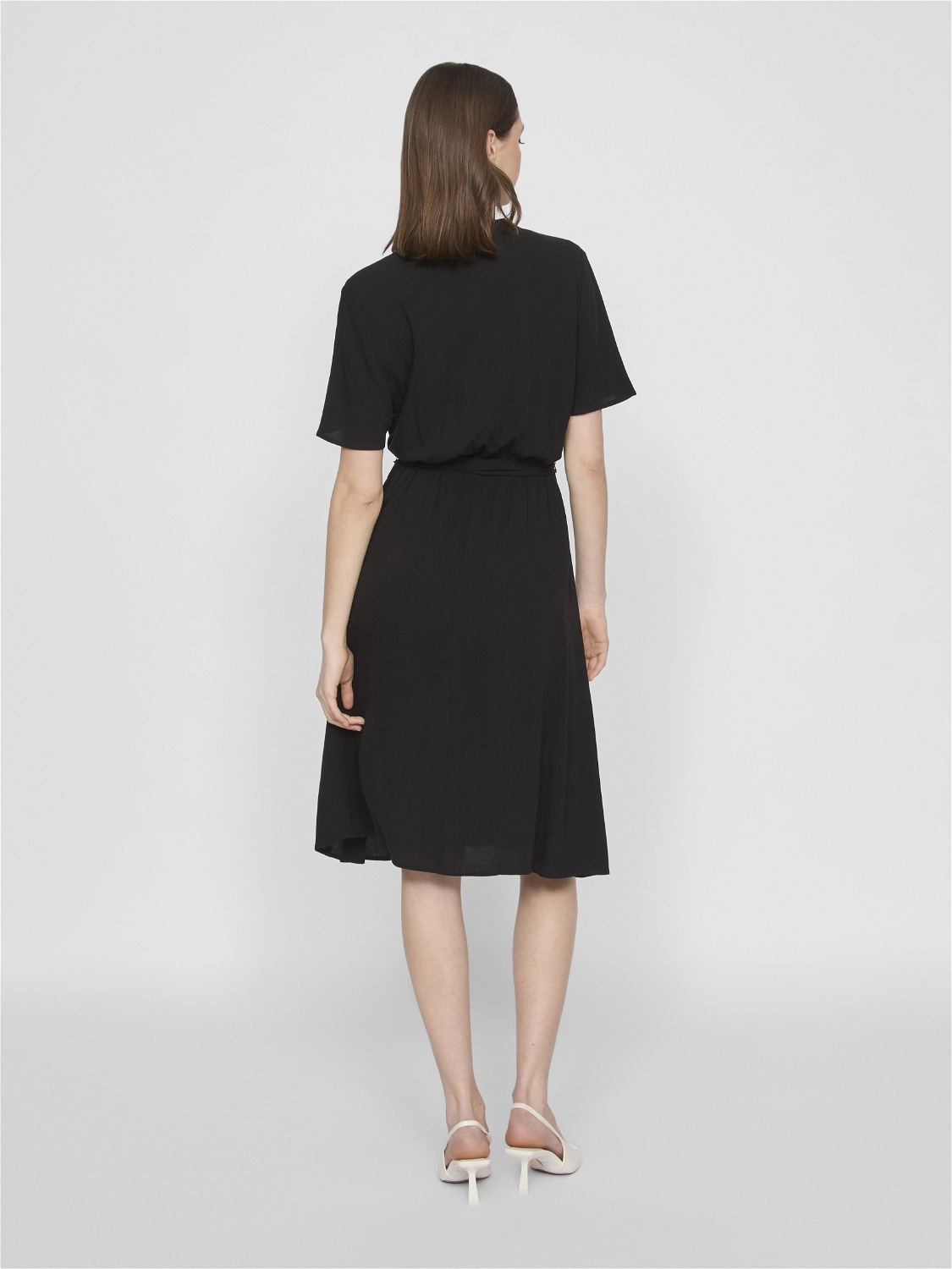 Vila Hemdblusenkleid »VIMOASHLY S/S MIDI DRESS - NOOS«