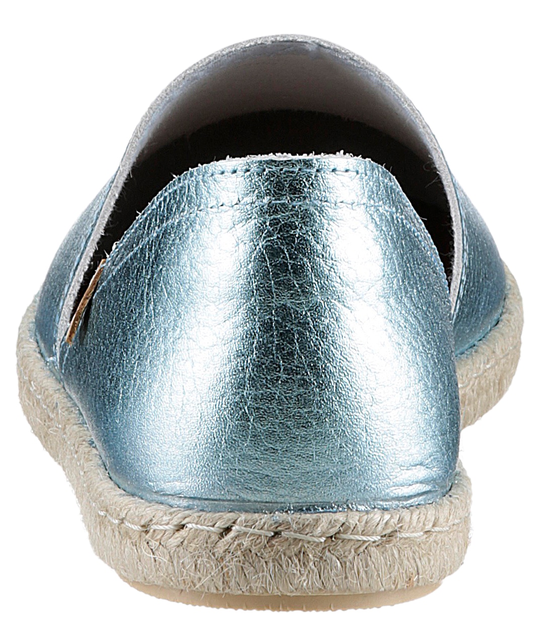 VERBENAS Espadrille »CARMEN NUCLEO METAL«, Slipper, Sommerschuh, Strandschuh im Metallic Look