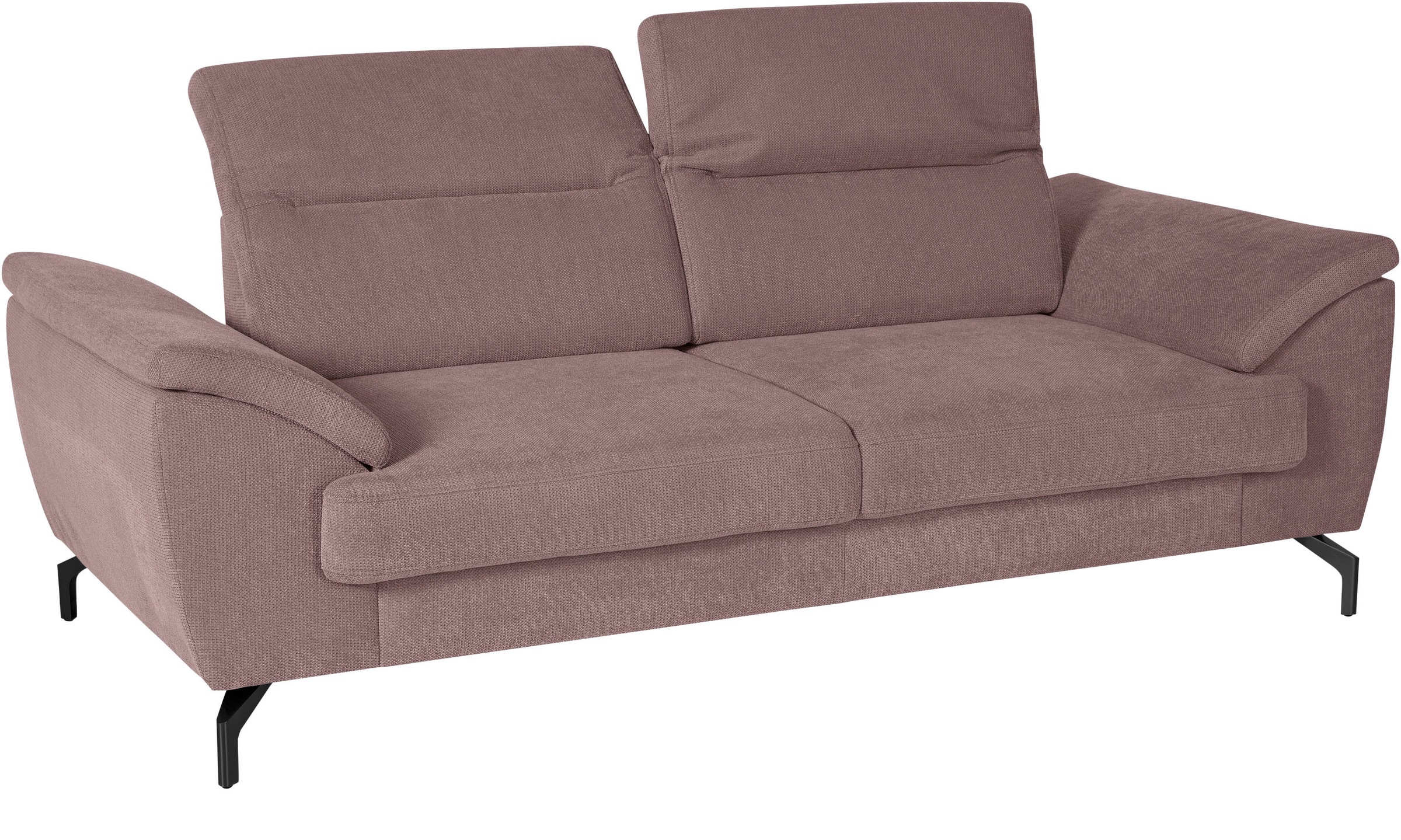 sit&more 2,5-Sitzer »Percy«, 15 cm Fusshöhe, Sitztiefenverstellung, wahlweise Kopfteilverstellung