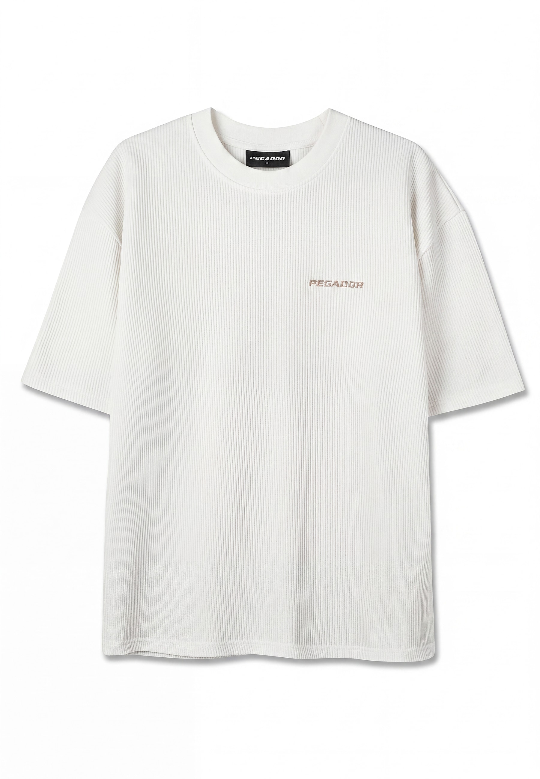 PEGADOR Rundhalsshirt »LAGOS OVERSIZED SOFT RIB TEE«