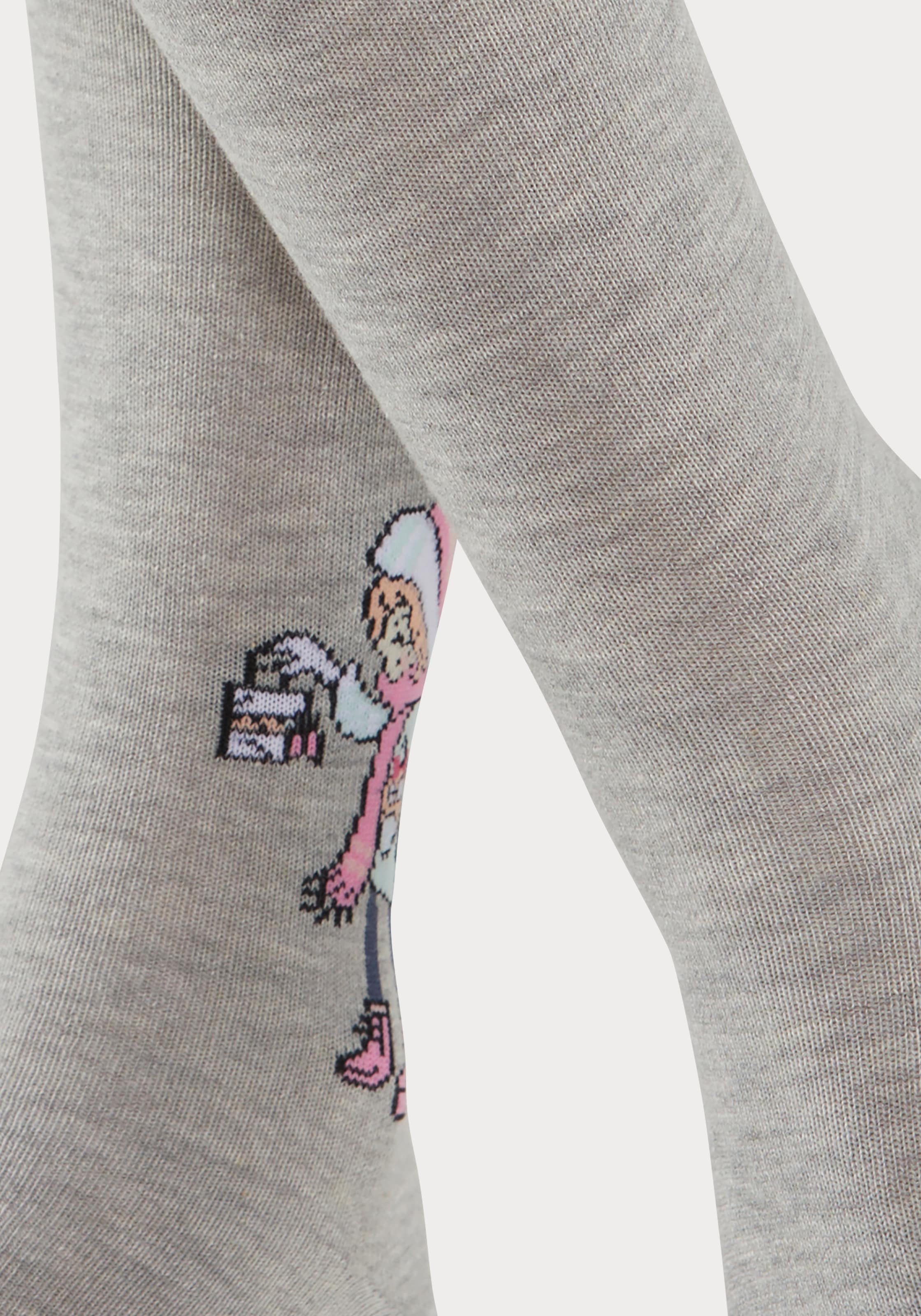 H.I.S Kniestrümpfe, (Packung, 5 Paar), mit eingestricktem Motiv
