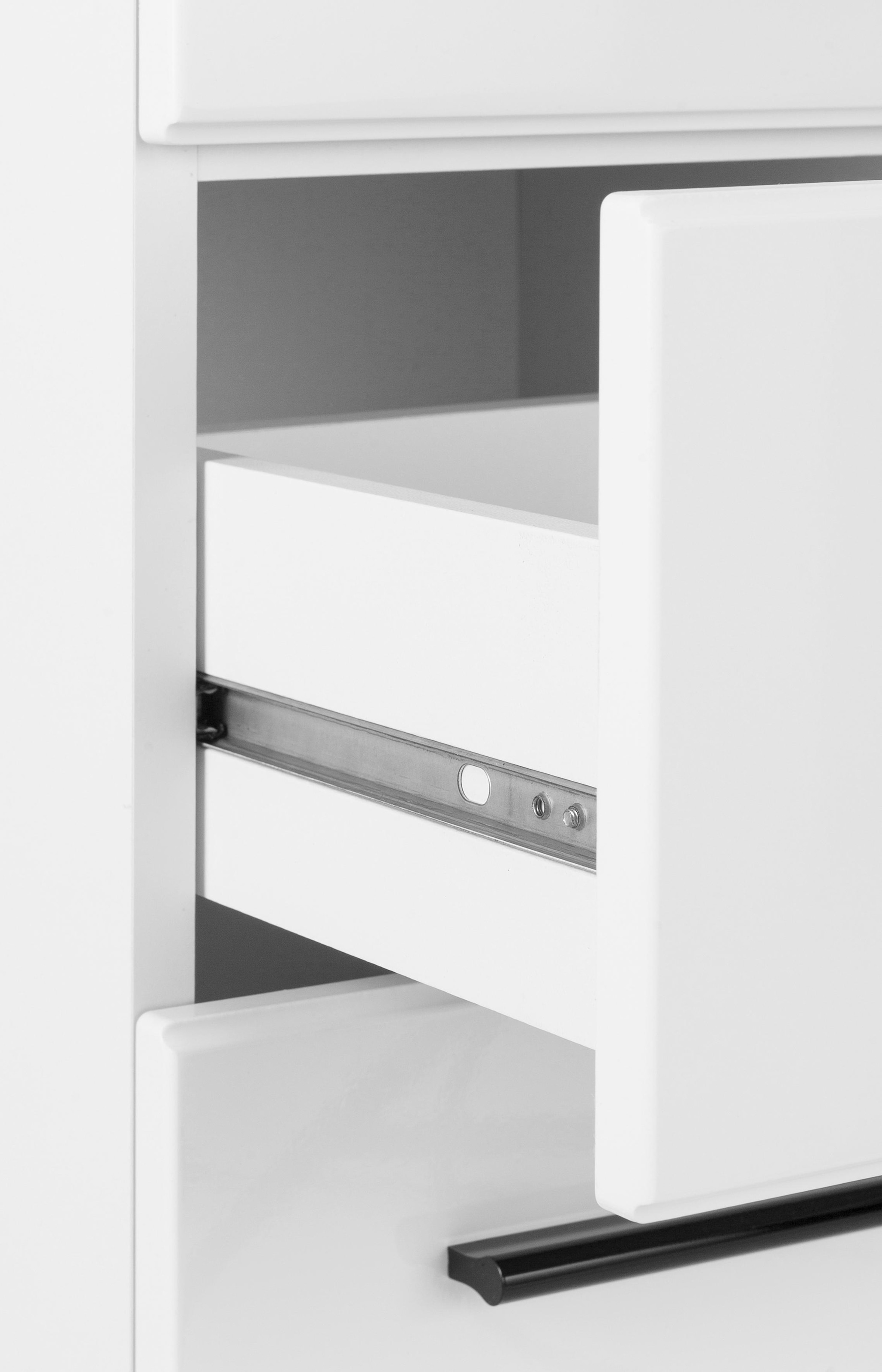 welltime Hochschrank »Sovana« Badschrank mit einer Schublade und 5 Fächern - (B/T/H) 30/31/182 cm