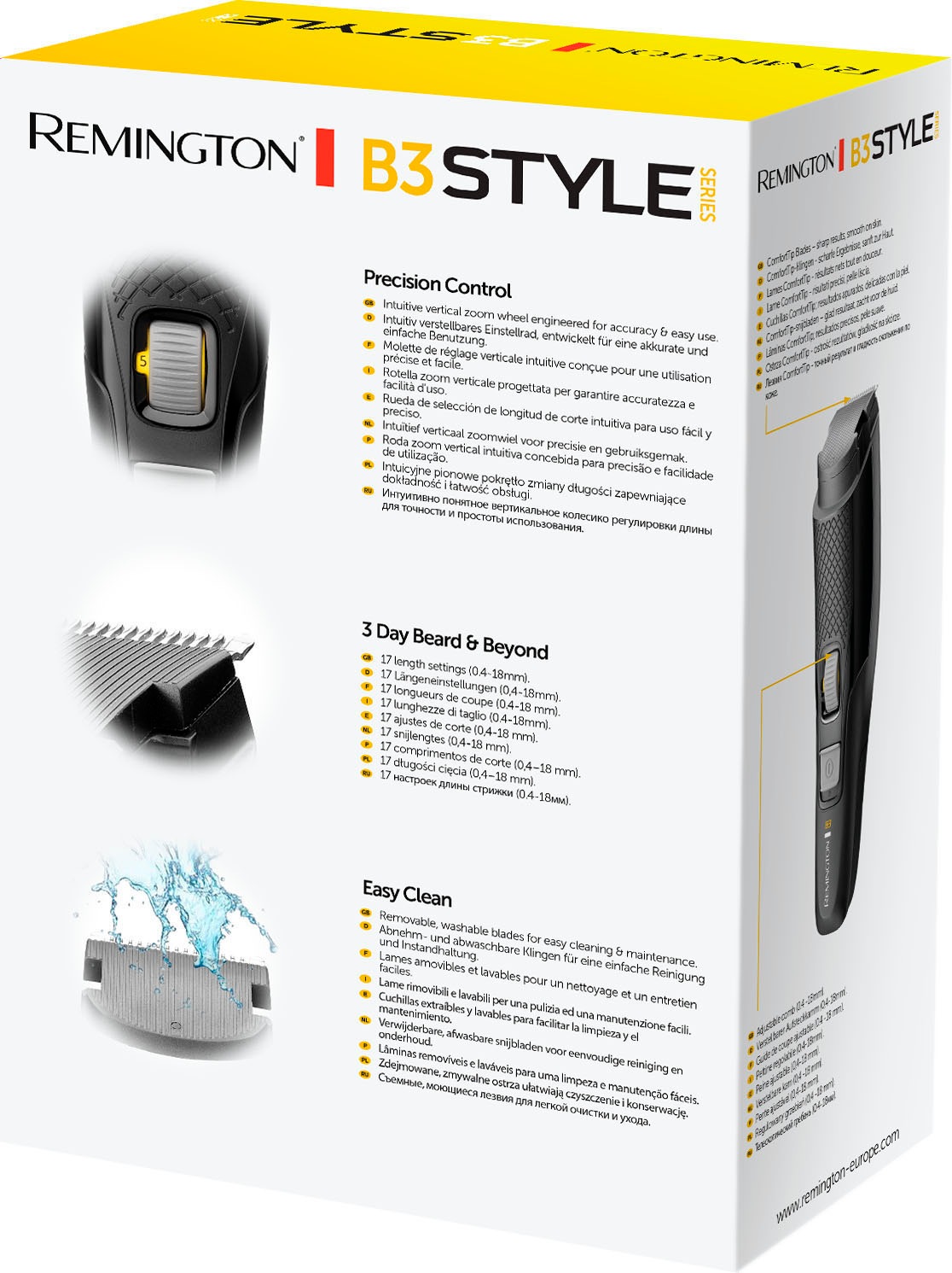 Remington Haar- und Bartschneider »Series MB3000« 1 Aufsätze mit Längeneinstellrad