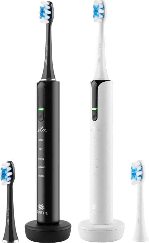 eta Brosse à dents sonique »Sonetic ETA270990000« 4 cuis Aufsteckbürsten Innovative Schalltechnologie MOVE+ (bis zu 40.000 Bewegungen/Minute)