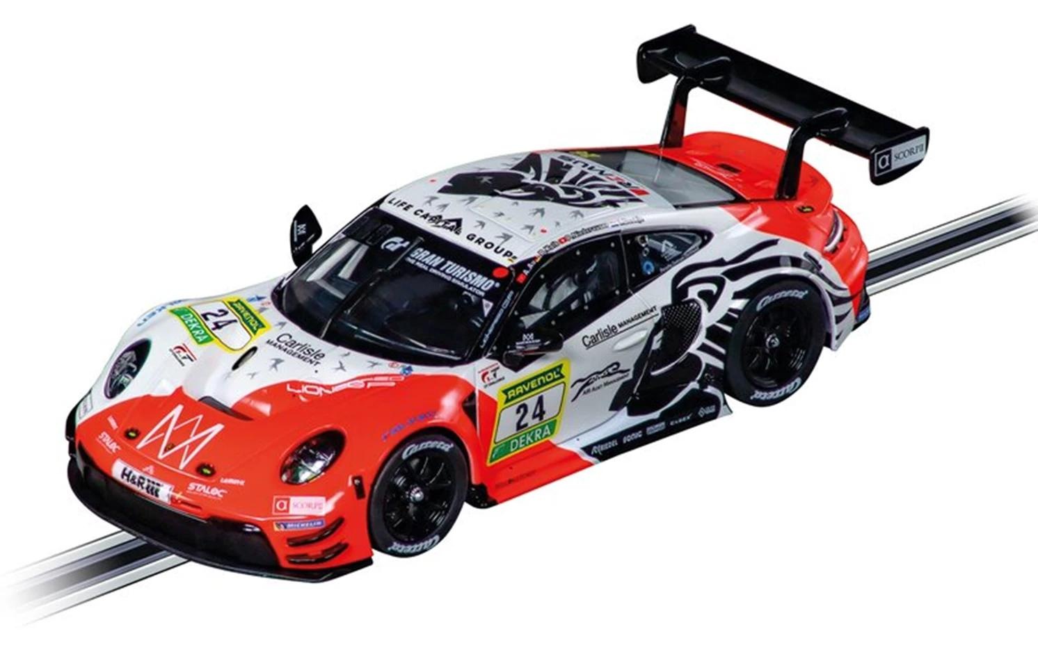 Carrera® Rennbahn-Auto »Porsche 911 GT3 R No.24 Slotcar 1:32« Licht, Rücklicht