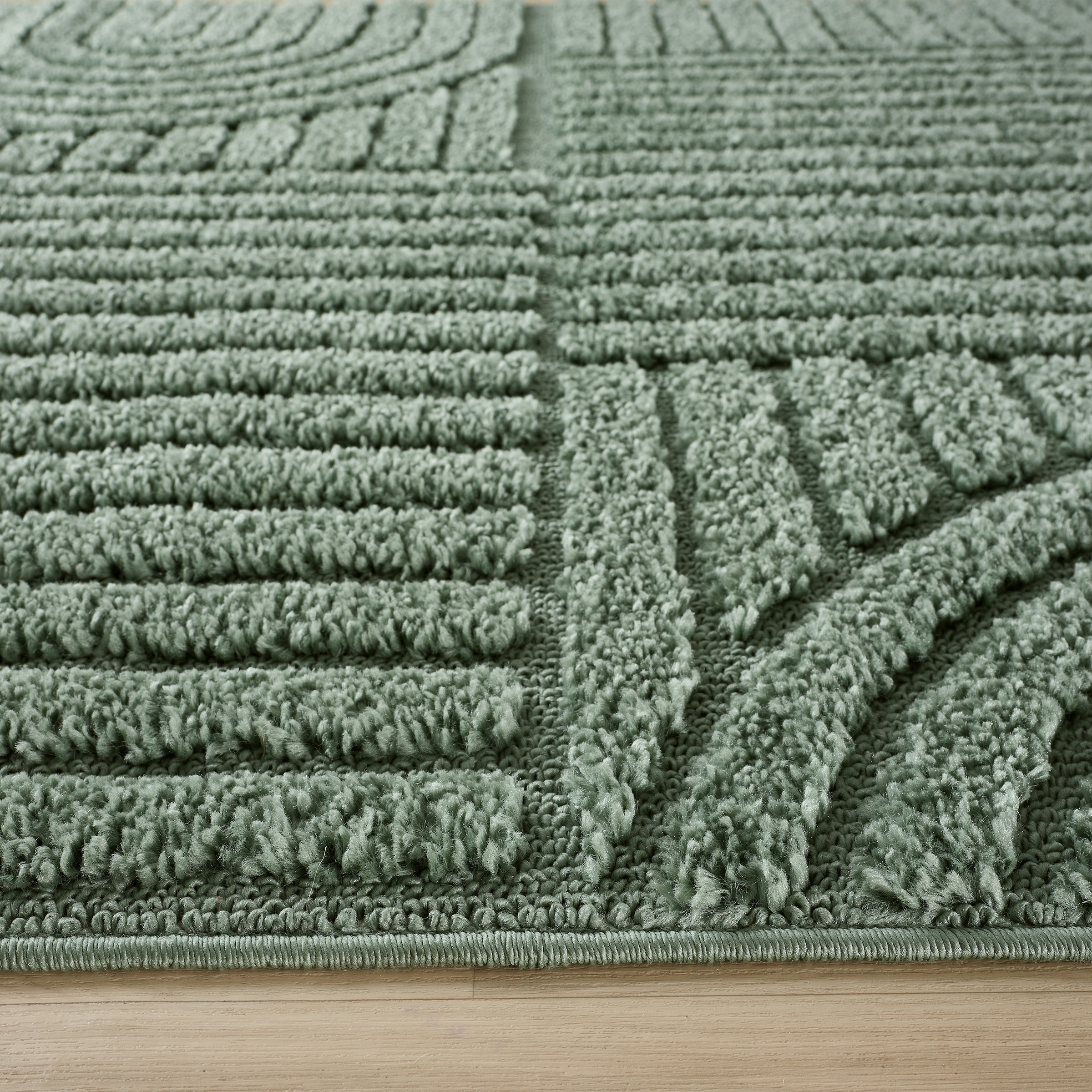 GOODproduct Teppich »Jonne, Boho-Design, Scandi, Designteppich« rechteckig 20 mm Höhe Hoch-Tief, 3D Optik, skandinavischer Stil, Wohnzimmer, Schlafzimmer