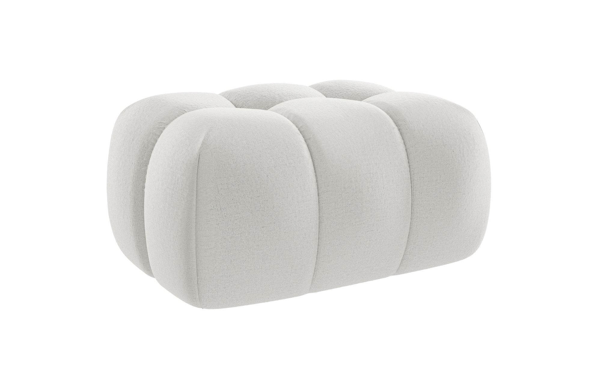 Home affaire Polsterhocker »AURELIAN, passend zum Sessel, Masse B/T/H: 88,5/53/43 cm« mit Wellenunterfederung, in verschiedenen Materialien und Farben