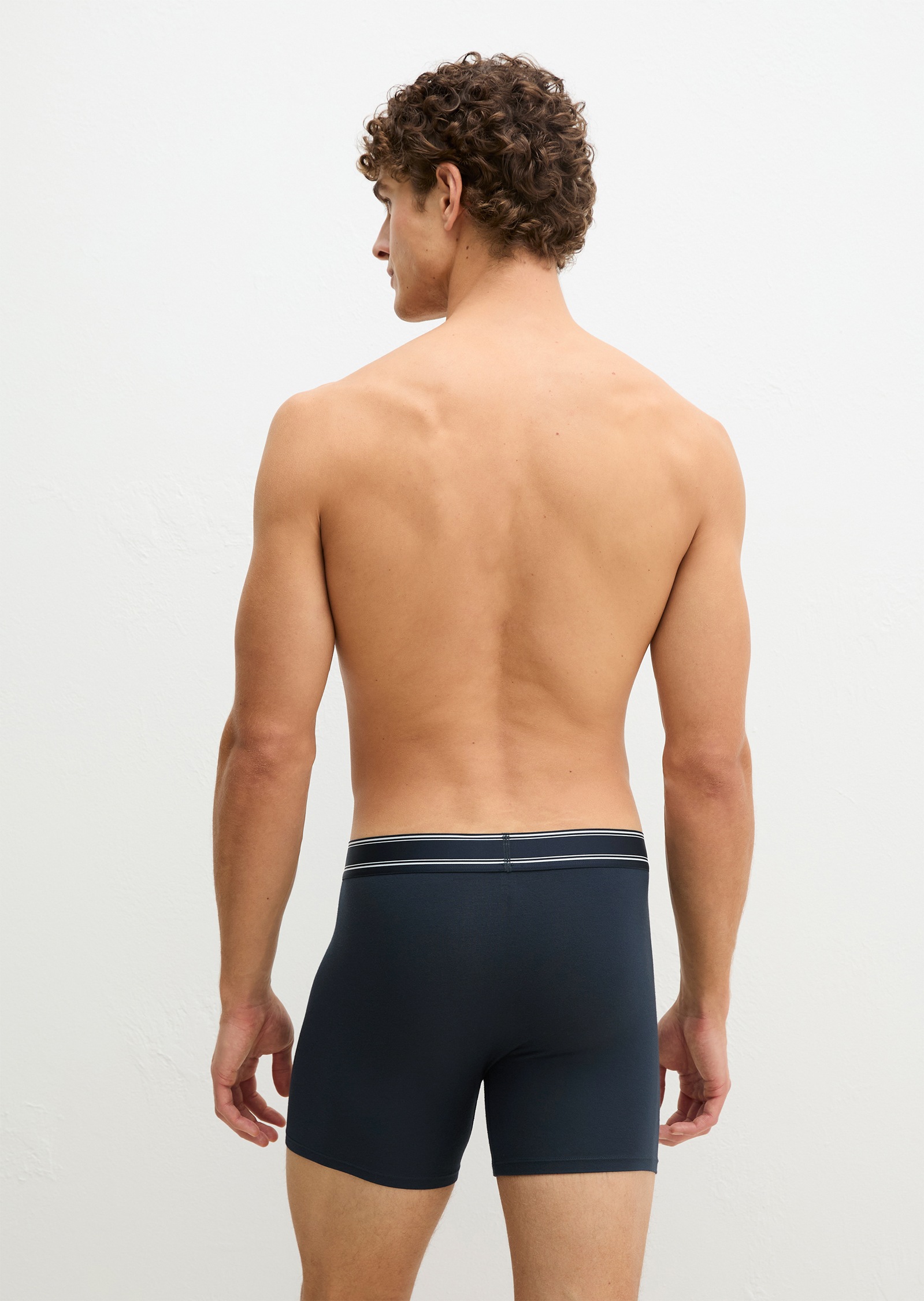 Marc O'Polo Pantalon rétro »Modal« 3er Pack,  mit etwas längerem Bein, Logobund, ohne Eingriff