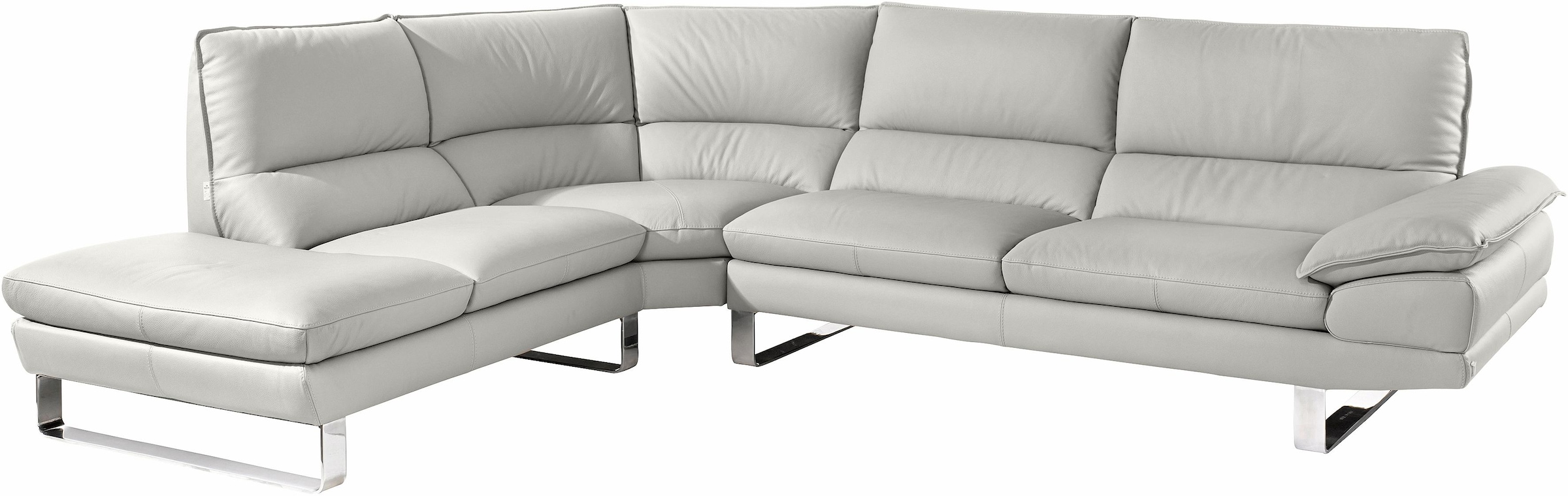 CALIA ITALIA Canapé d'angle »Dave, italienisches Designsofa mit erstklassigem Sitzkomfort, L-Form« mit tollen Lederbezügen