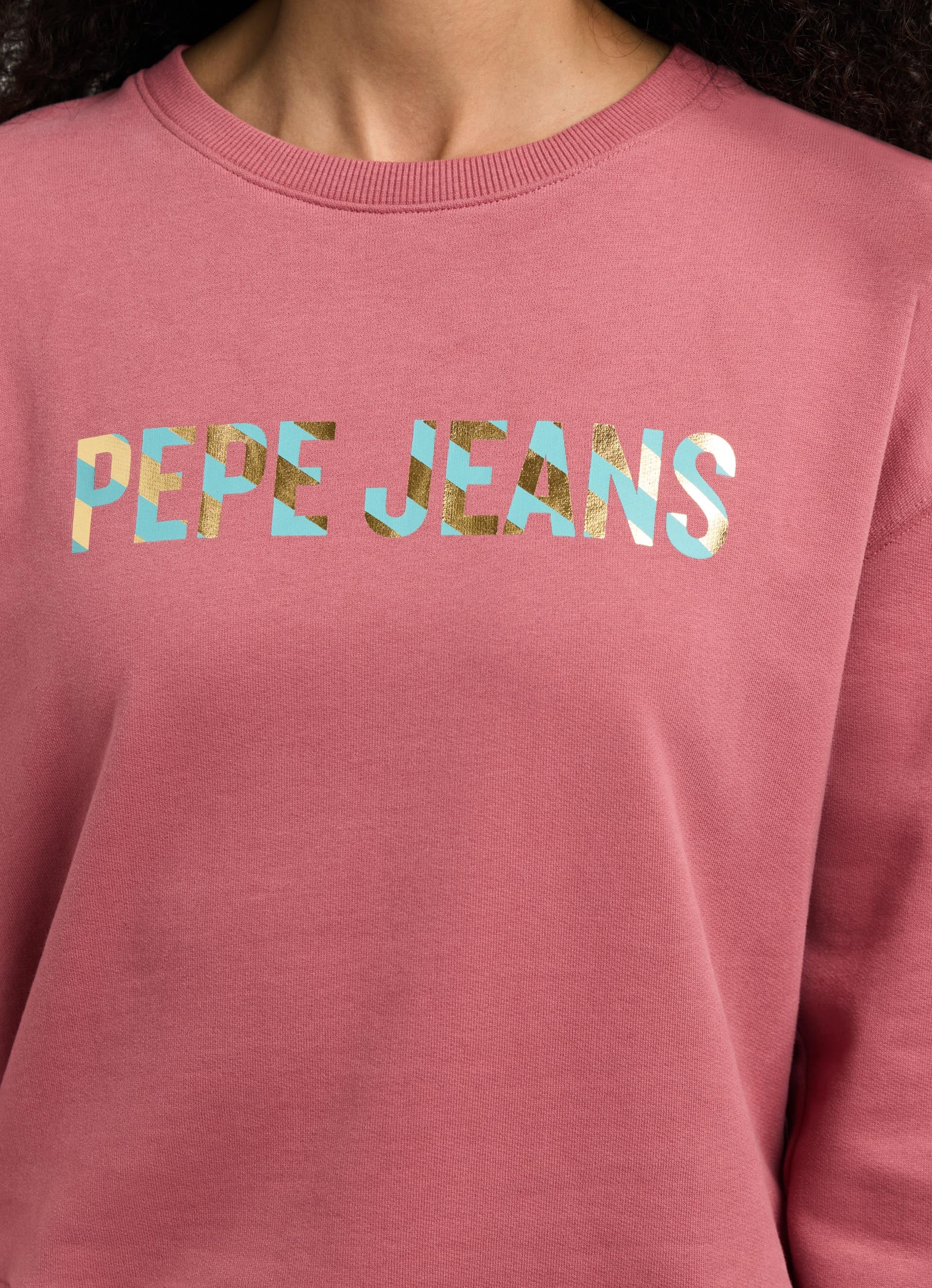Pepe Jeans Sweatshirt »CELESTE«, Baumwoll-Mix, Rundhalsform
