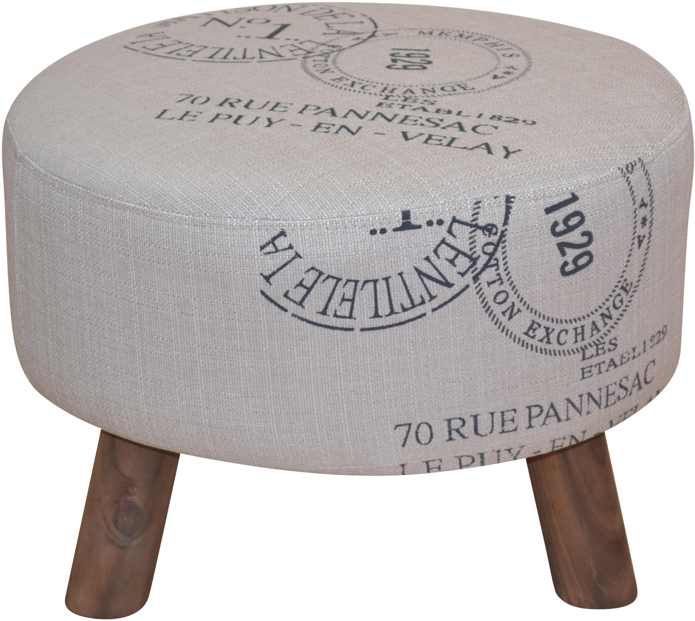 Image of Home affaire Hocker, mit Massivholzfüssen aus Birke bei Ackermann Versand Schweiz