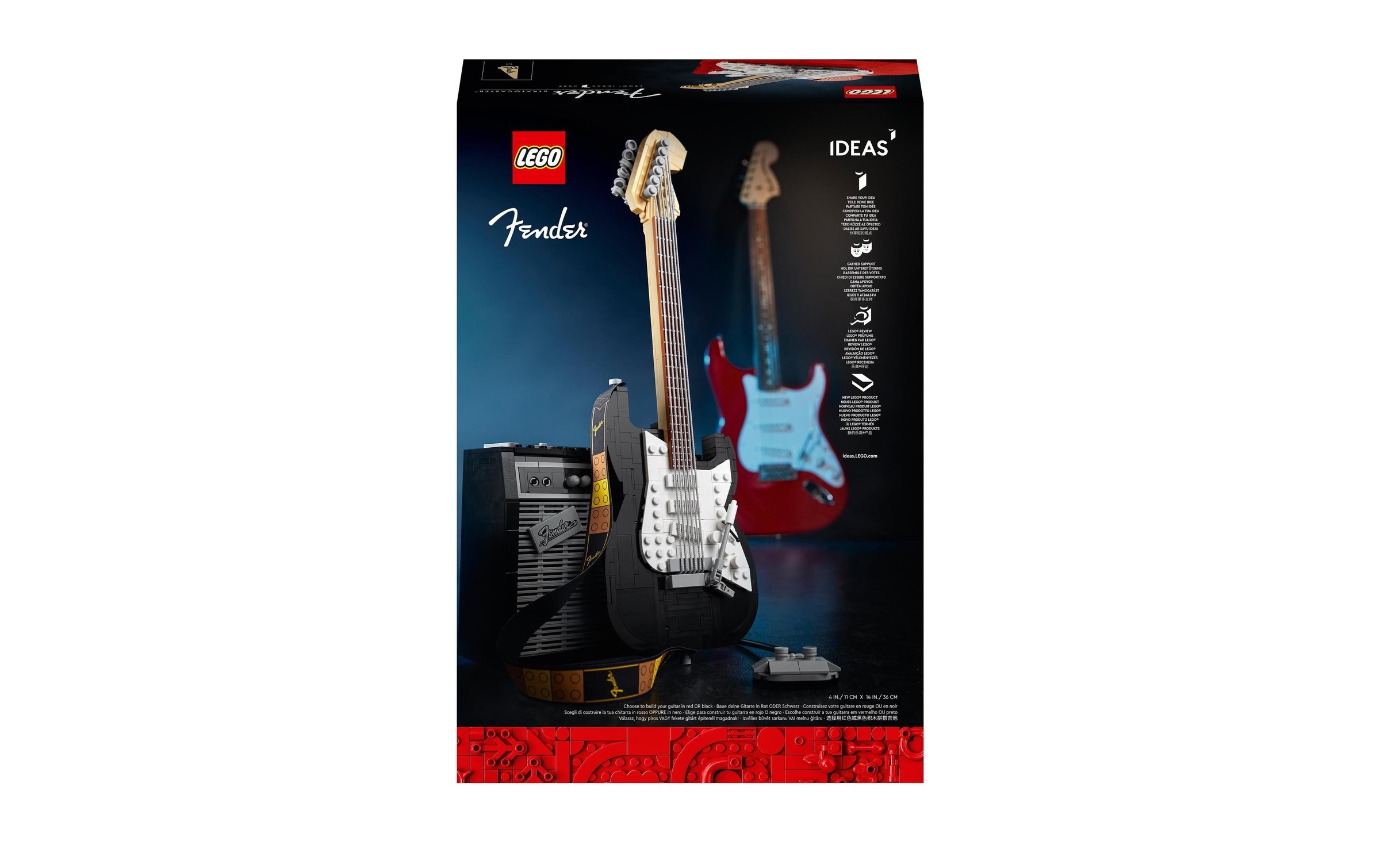 LEGO® Spielbausteine »Fender Stratocaster 2«, (1074 St.)