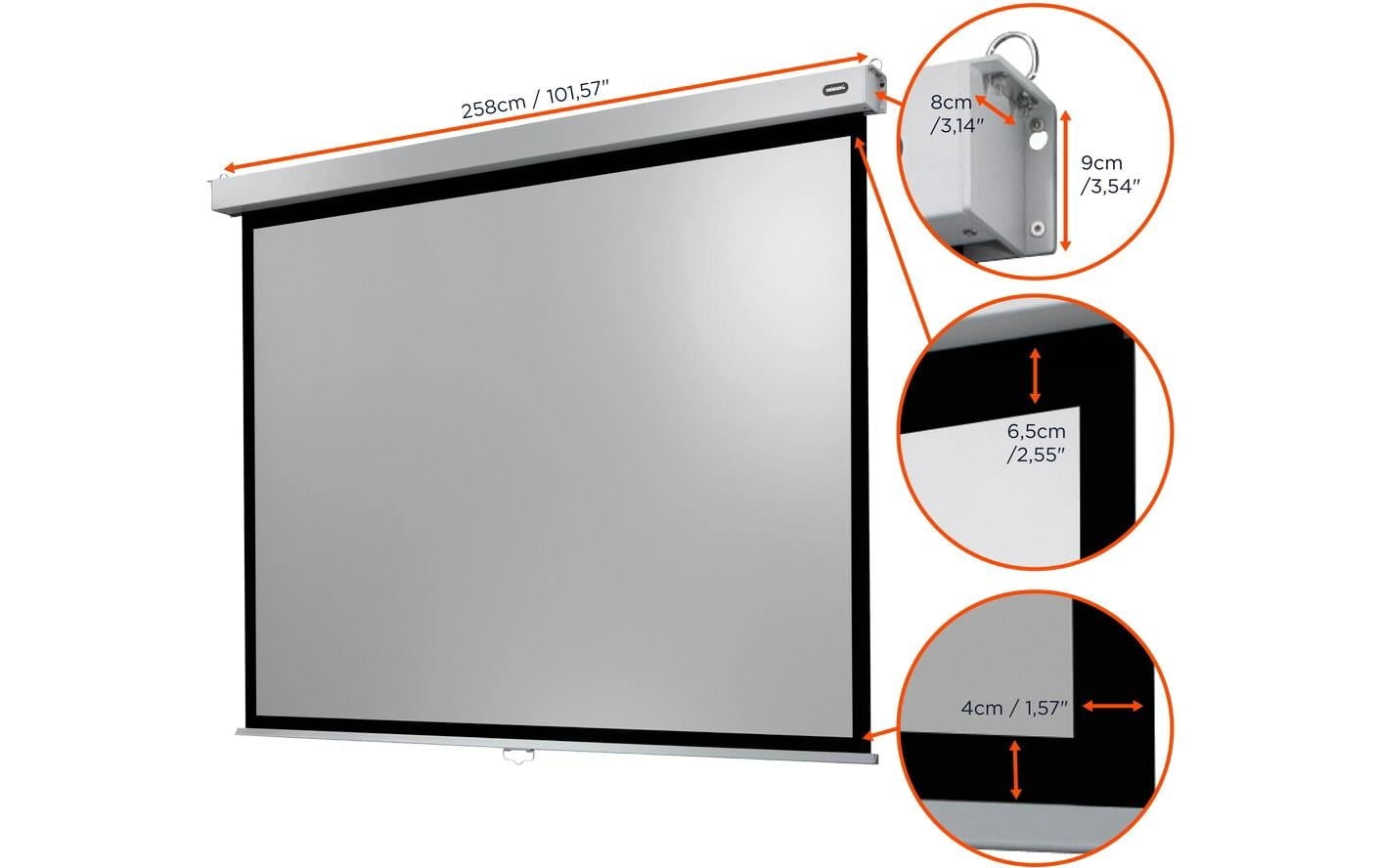 Celexon Rolloleinwand »Professional Plus 240x180 cm«