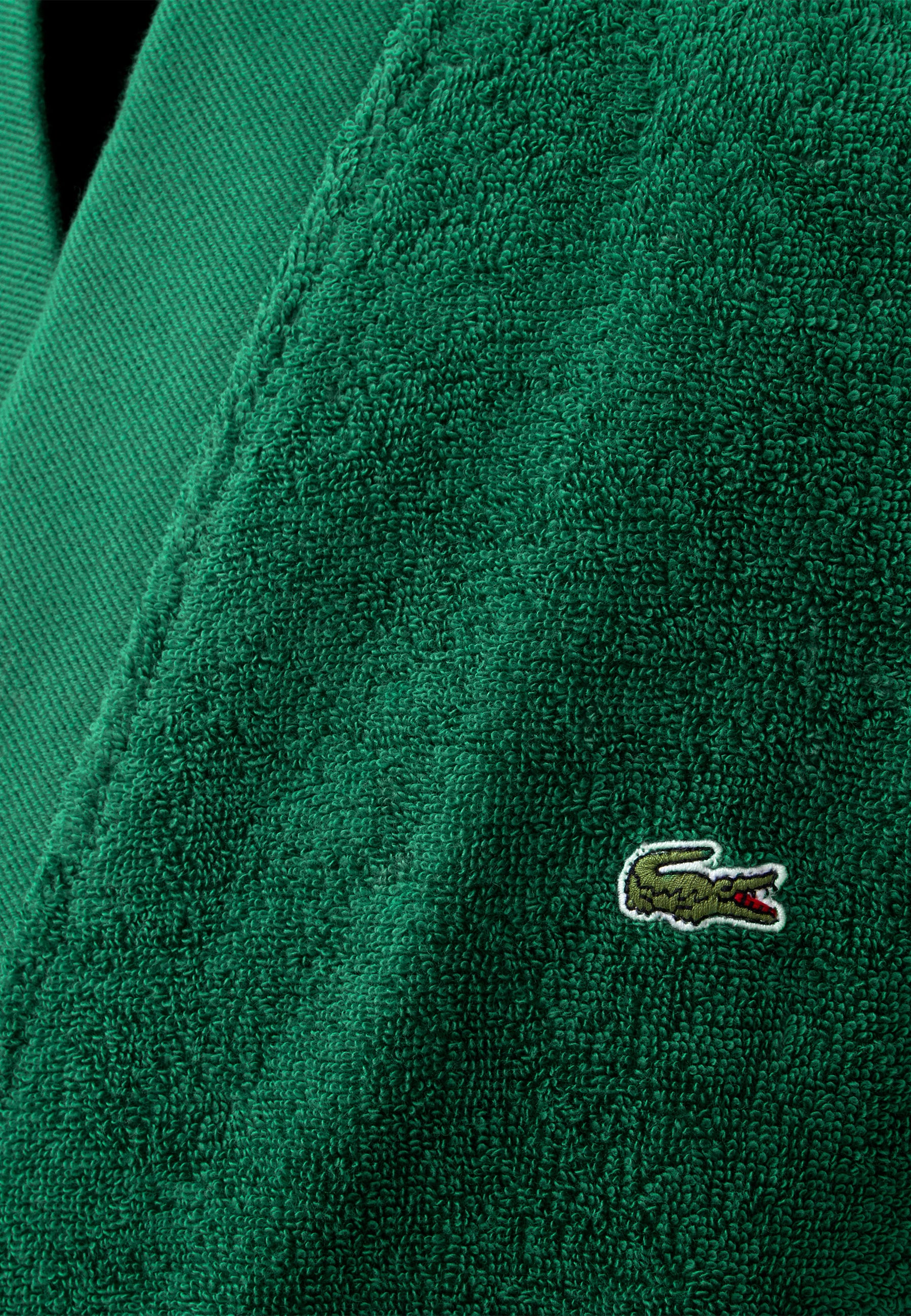 Lacoste Peignoir de bain »LDEFILE« 1 cuis Avec broderie logo au dos, 100% coton
