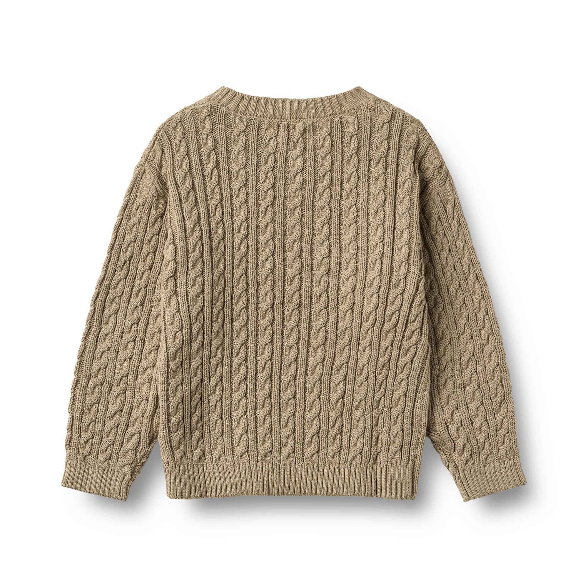 WHEAT Pull en tricot »Knit Pullover L/S Oliver« Coton pur