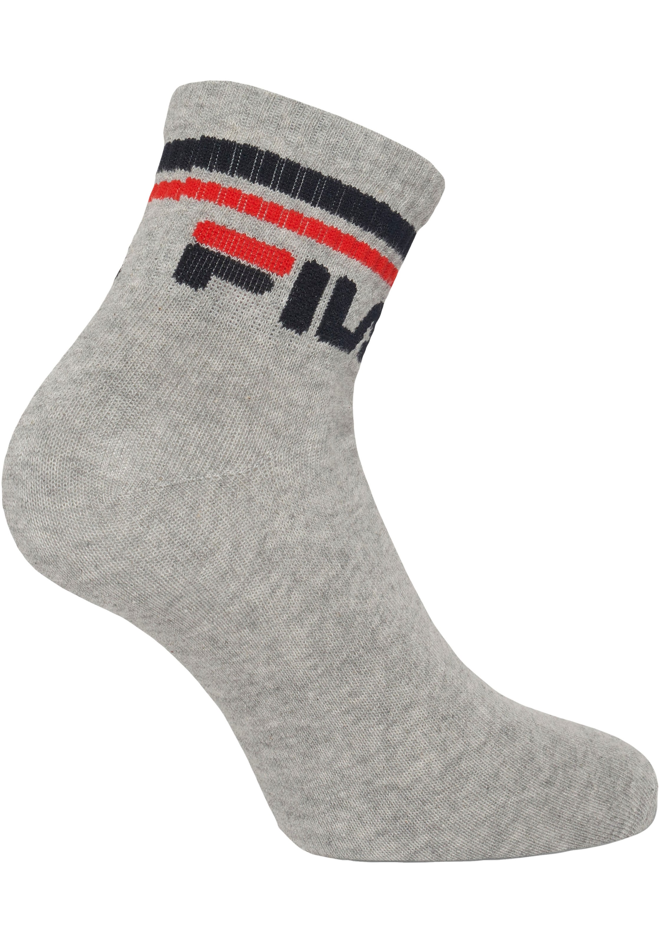 Fila Sportsocken, (6er Pack), mit Logo-Schriftzug