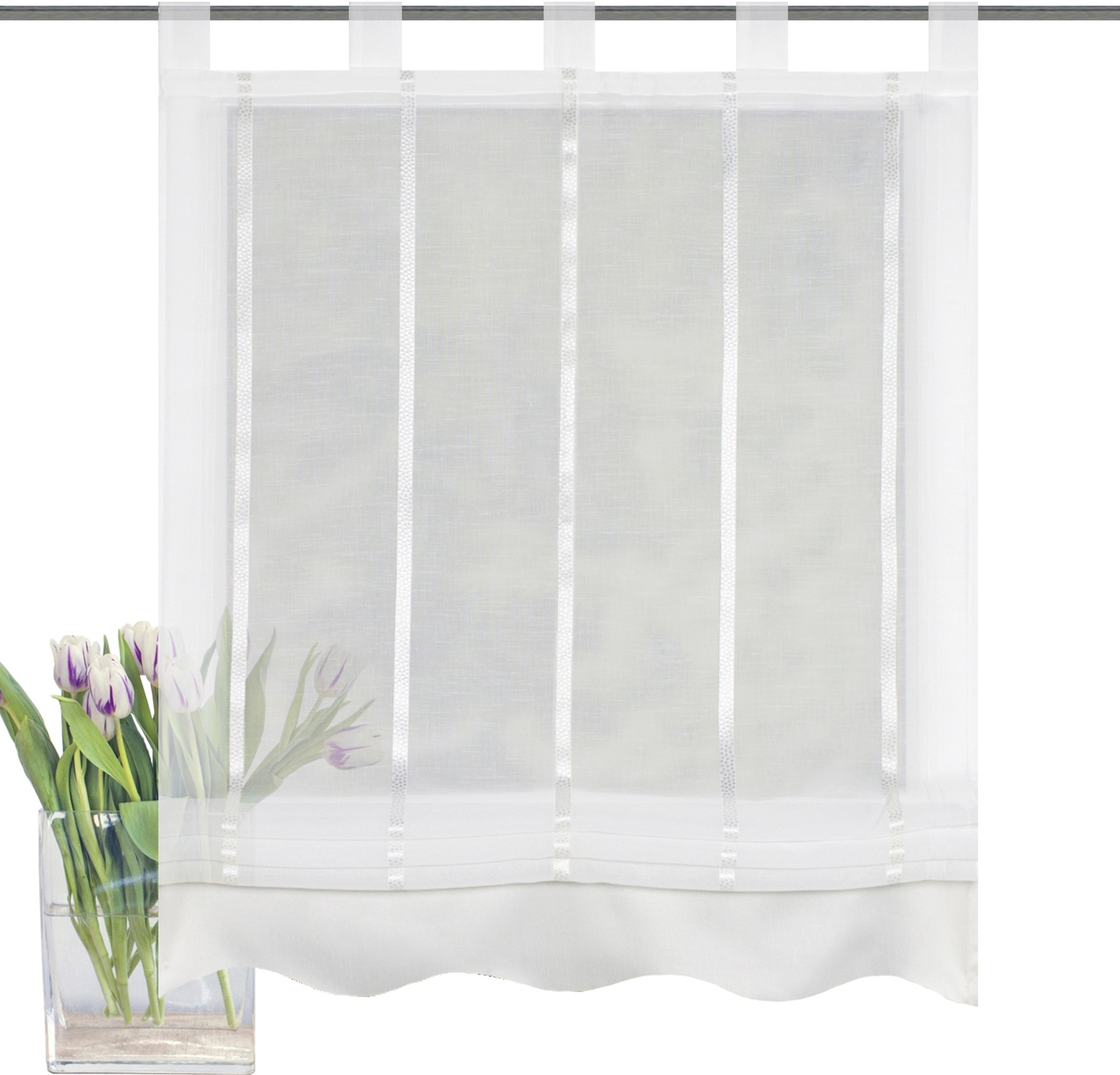 Image of HOME WOHNIDEEN Raffrollo »KATHY«, mit Schlaufen, freihängend bei Ackermann Versand Schweiz