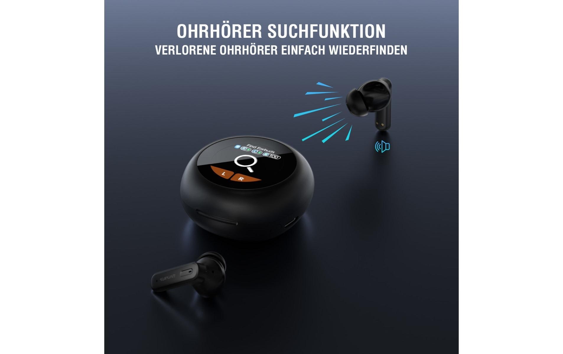 4smarts In-Ear-Kopfhörer »SkyBuds Screen ANC«