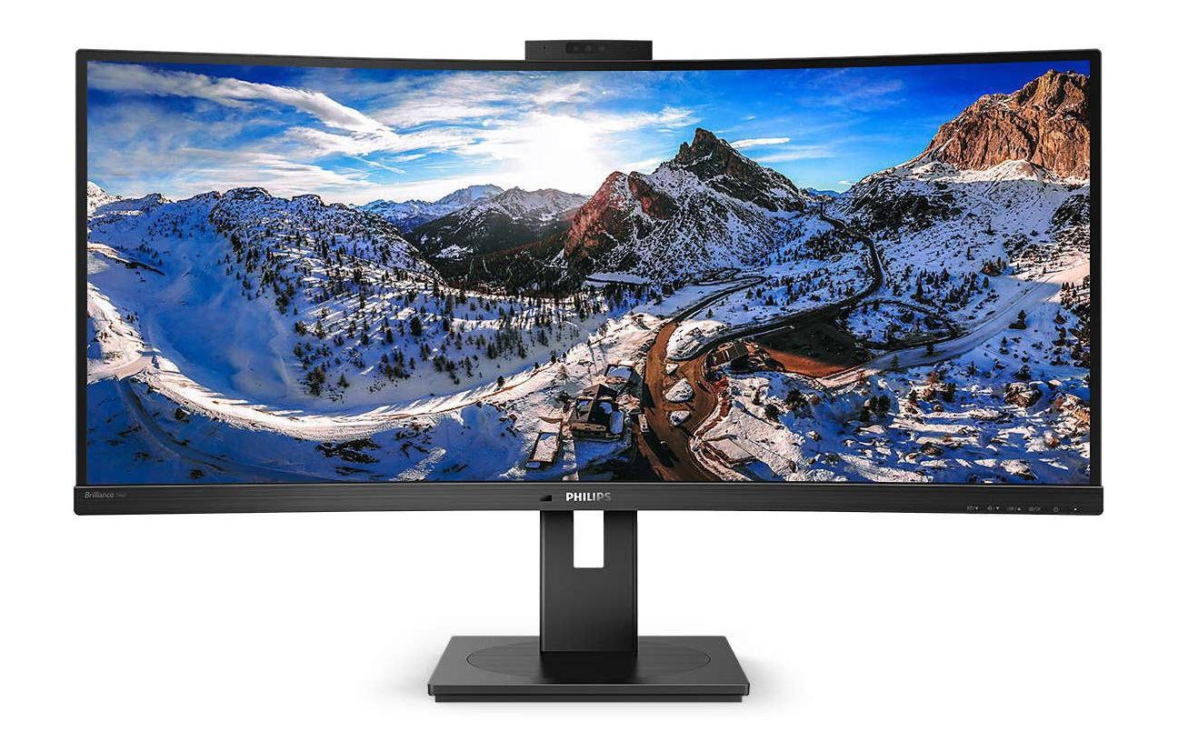 Image of Philips Curved-LED-Monitor "346P1CRH" 86,02 cm/34 ″ 3440 x 1440 px UWQHD 4 Reaktionszeit 100 Hz