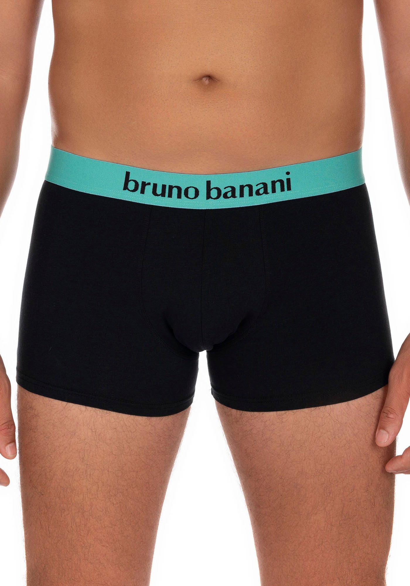 Bruno Banani Boxer, (2er Pack), mit kontrastreichem Logobund