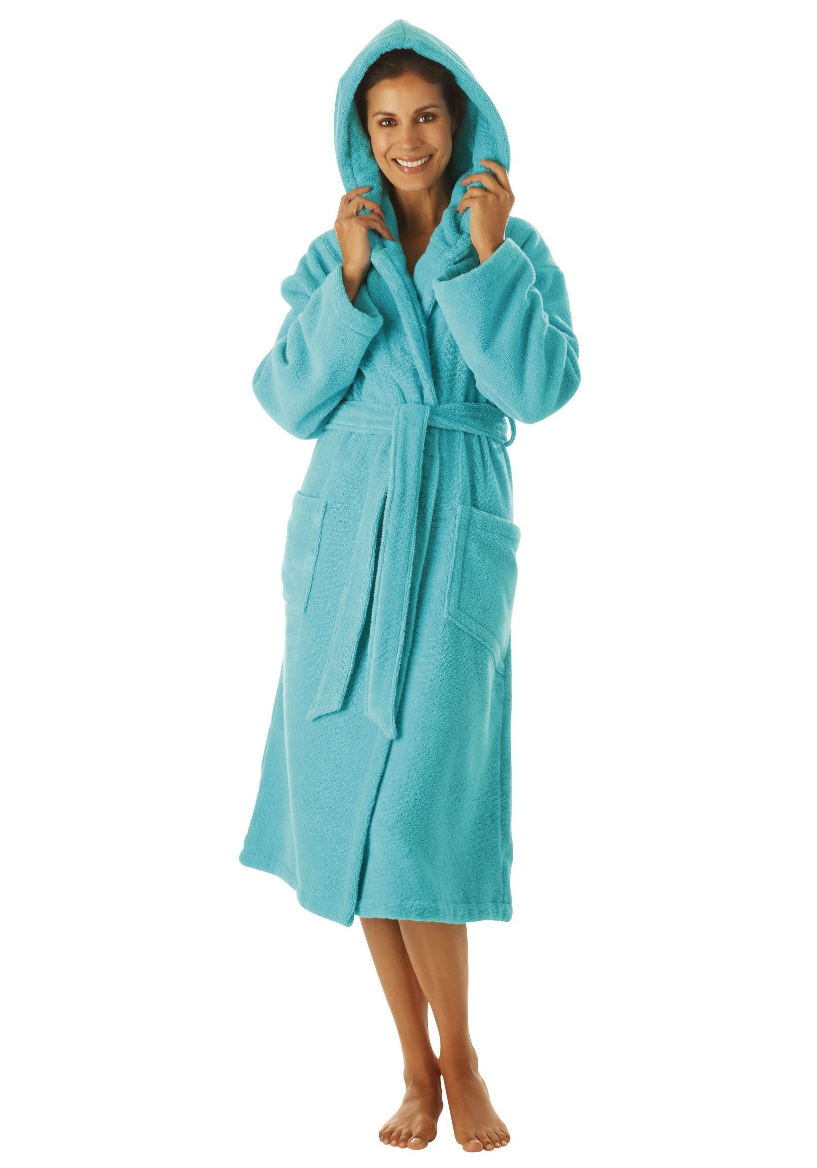 Image of Egeria Bademantel »Odessa«, (1 St.), mit Kapuze, reine Baumwolle bei Ackermann Versand Schweiz
