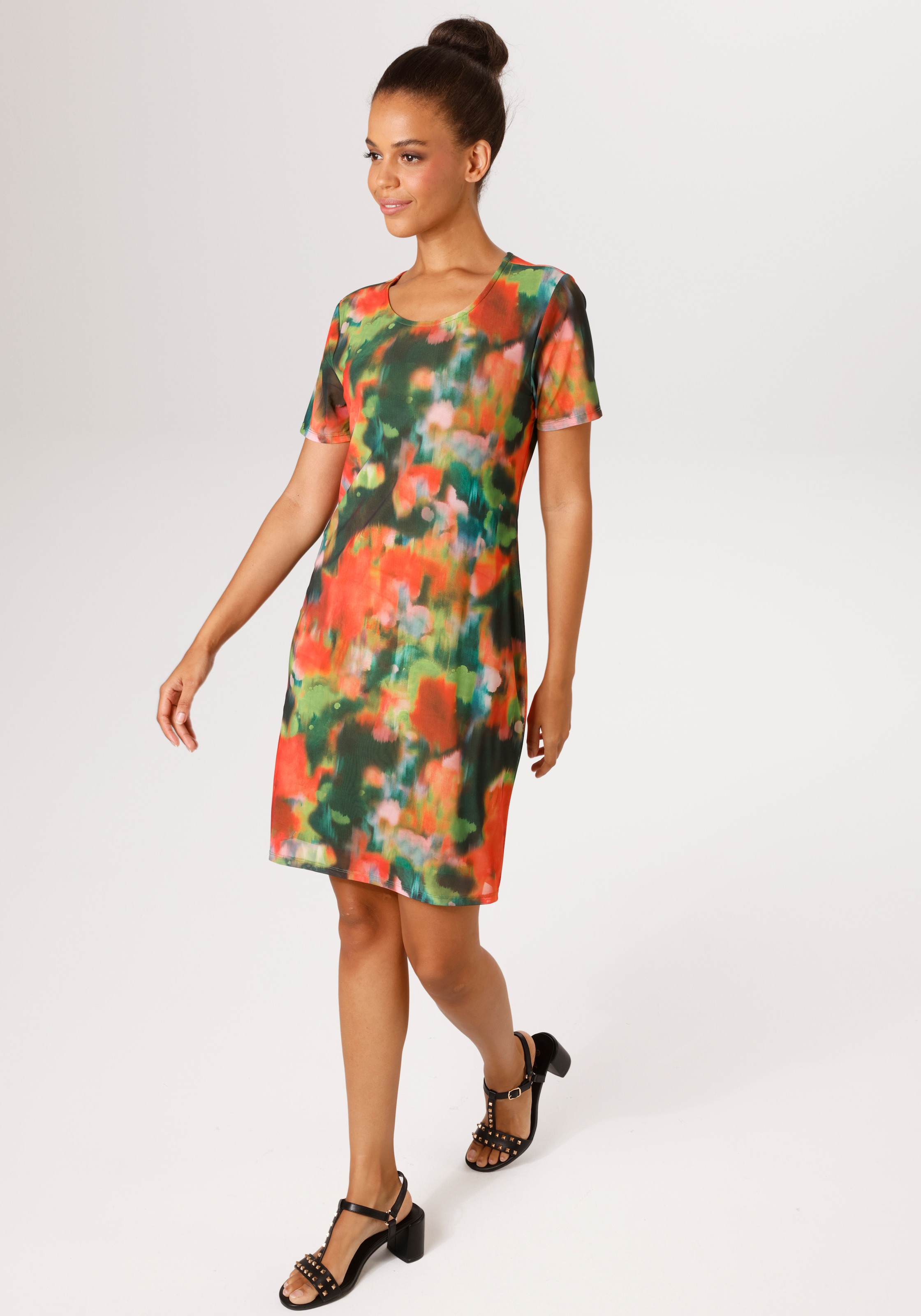 Image of Aniston CASUAL Sommerkleid mit raffinierten Cut-Out im Rücken