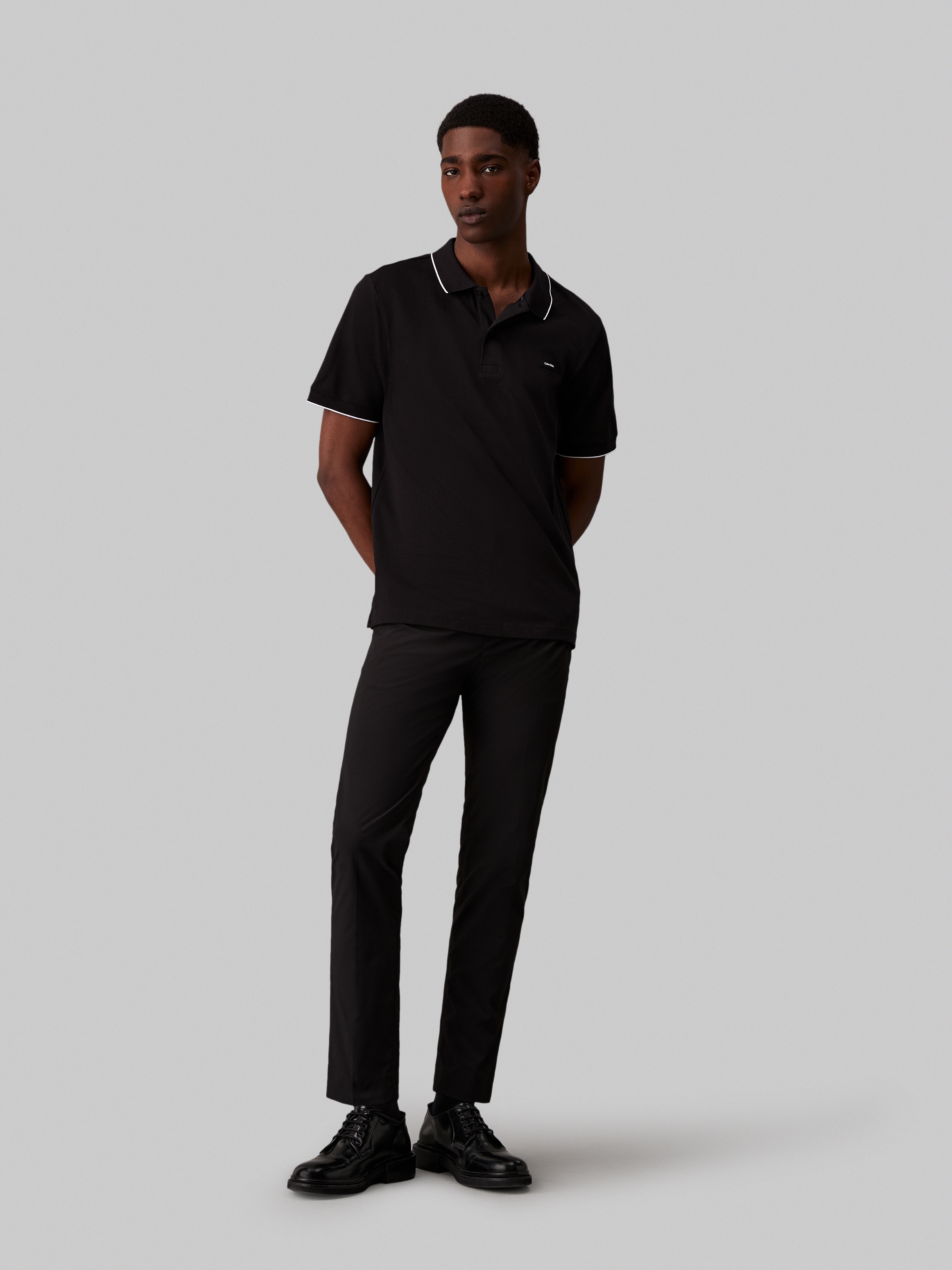 Calvin Klein Poloshirt »STRETCH PIQUE TIPPING POLO«