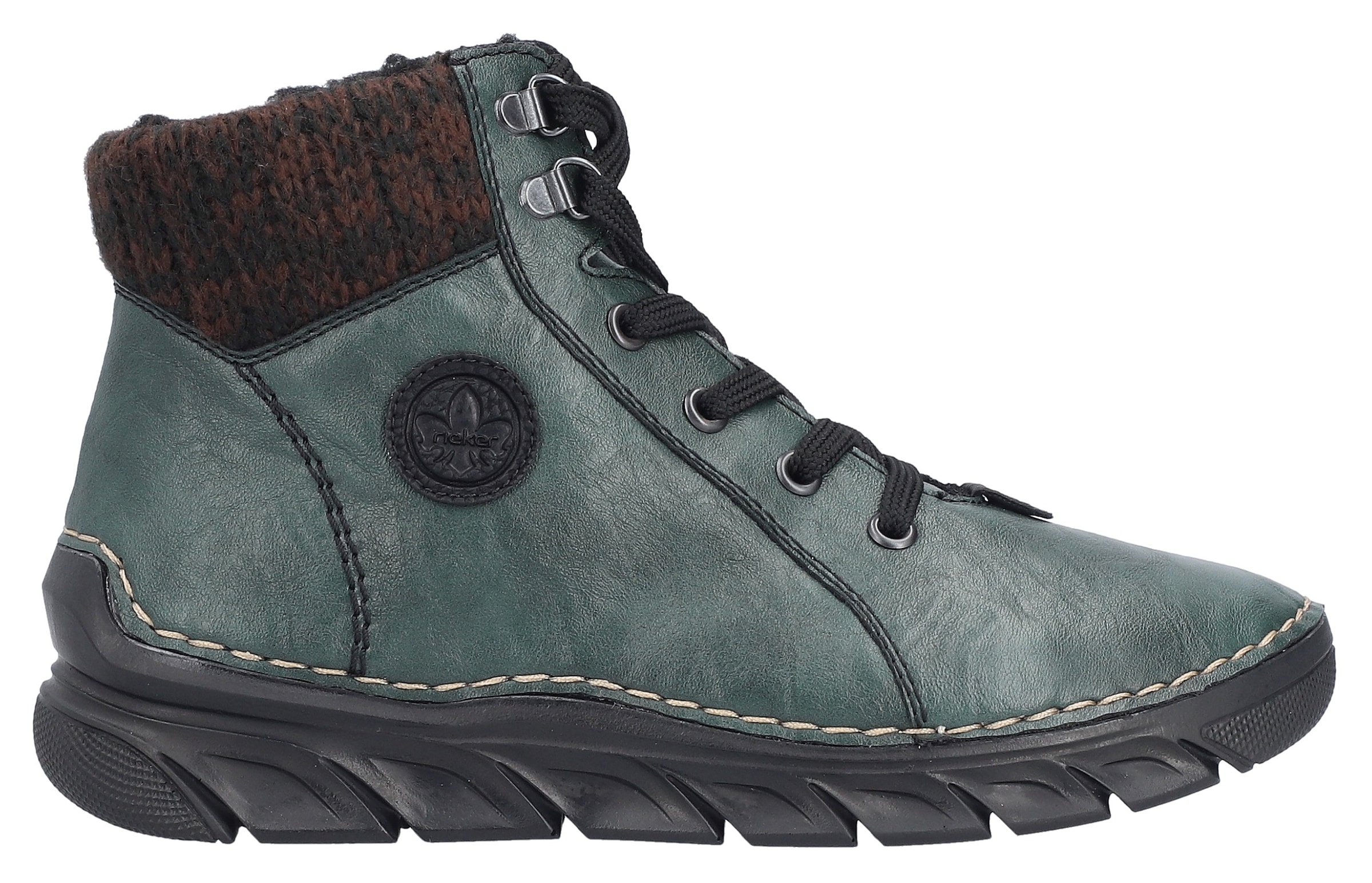 Rieker Bottes d'hiver  bottines à lacets, bottines avec fermeture éclair intérieure