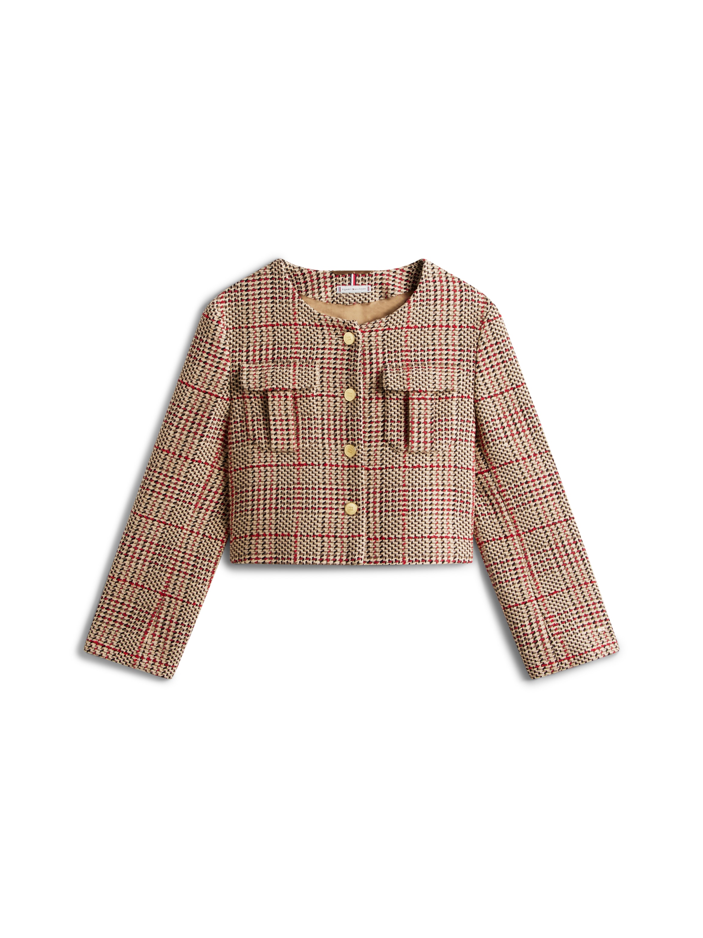 Tommy Hilfiger Kurzblazer »TWEED LADY JACKET« mit Wolle