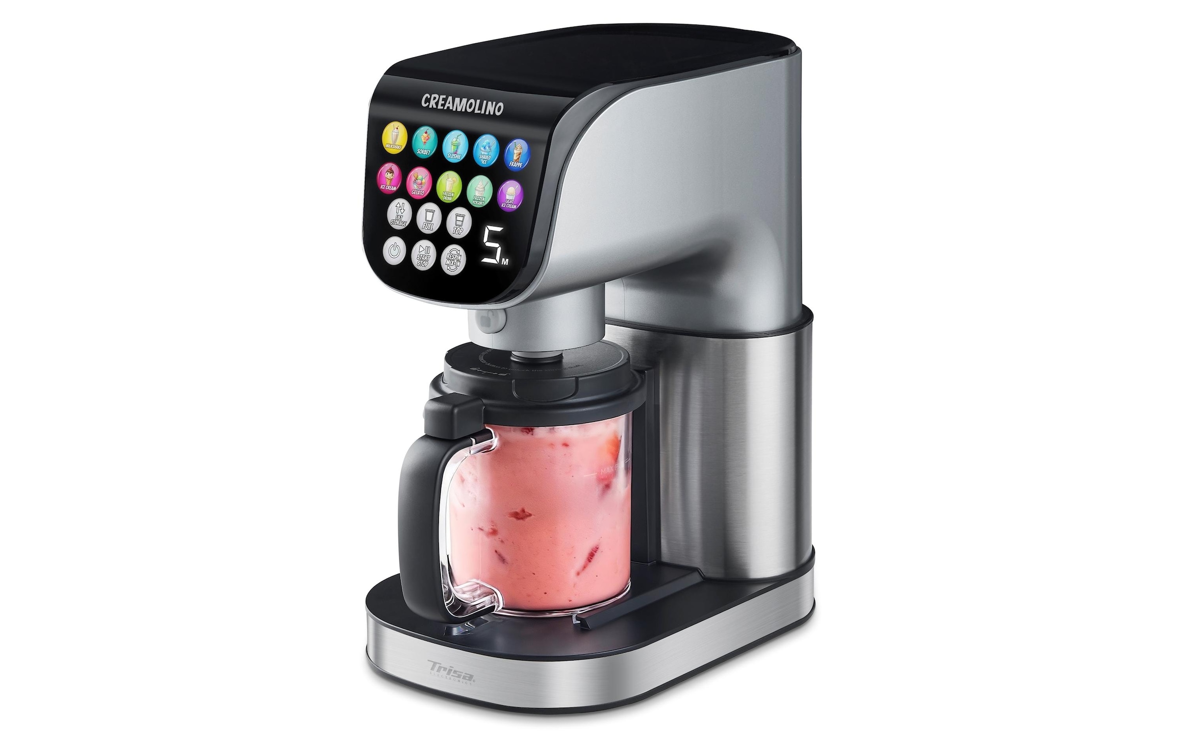 Trisa Slush-Eismaschine »Creamolino 0.5 l« 0,5 l 500 W Cremige Eis-Kreationen auf Knopfdruck