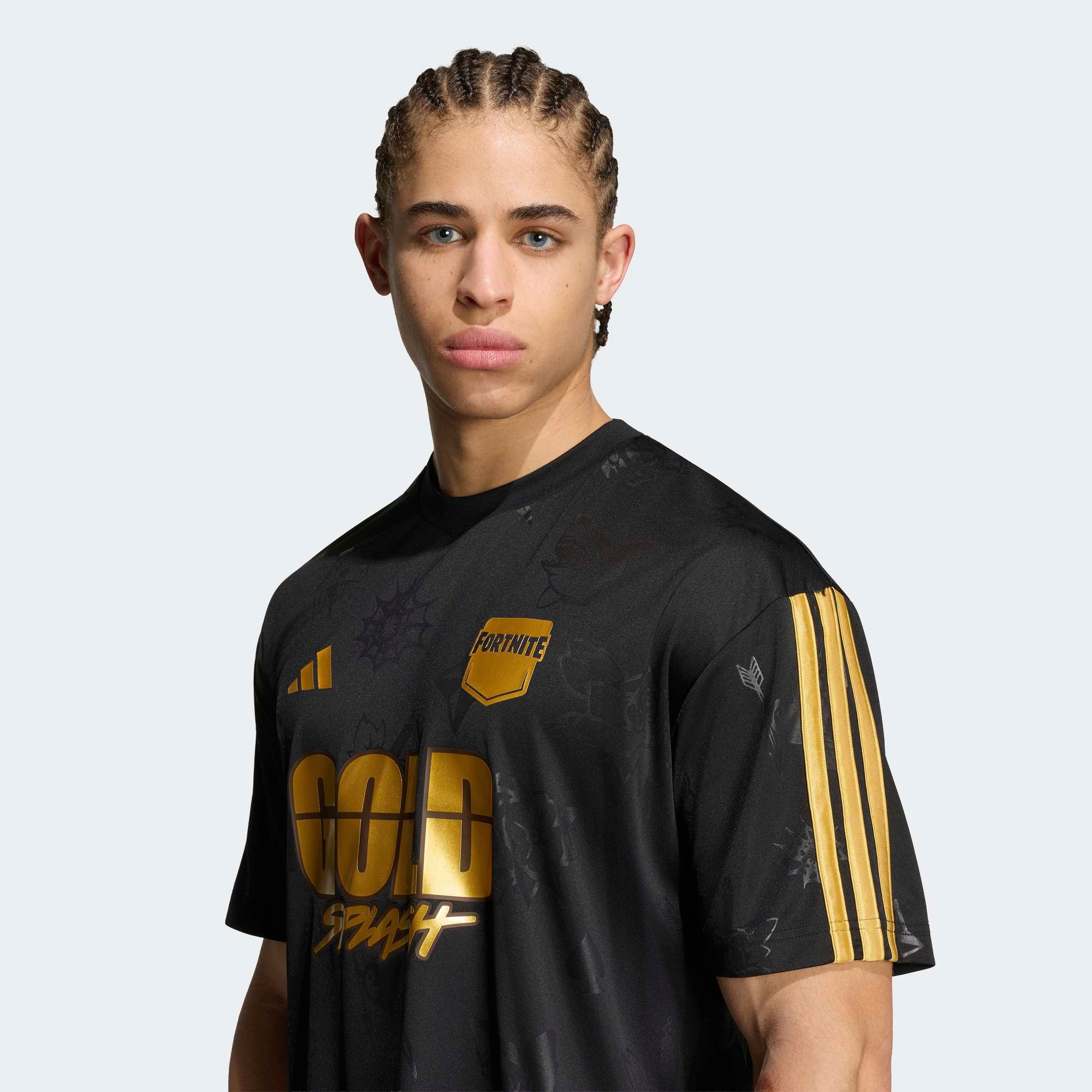 adidas Sportswear T-Shirt »ADIDAS X FORTNITE TIRO JERSEY« mit Rundhalsausschnitt, ohne Verschluss, sportlicher Stil