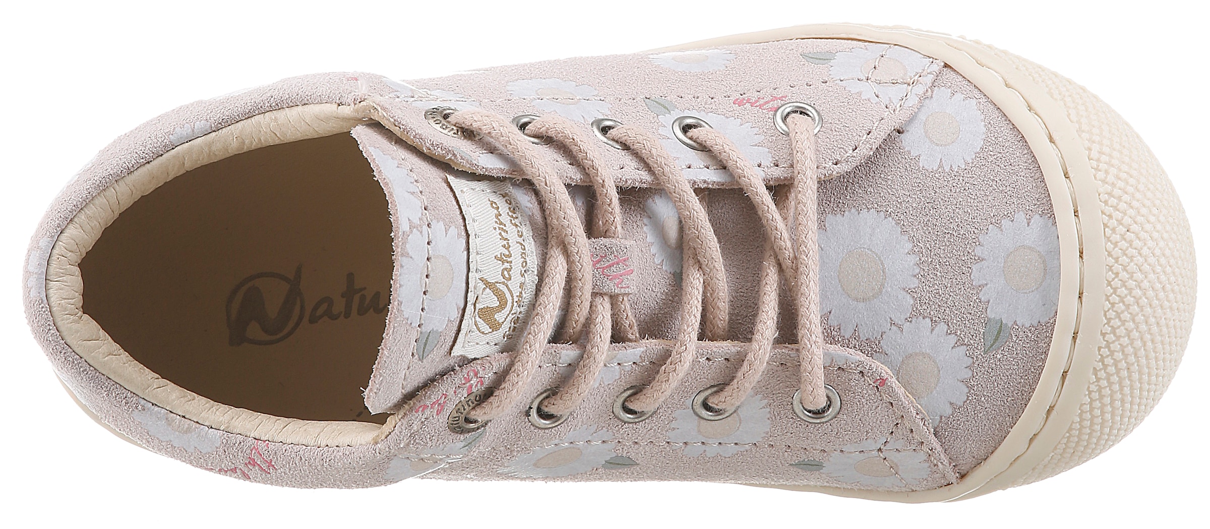 Naturino Lauflernschuh »COCOON SUEDE«  Babyschuh mit Print, Grössenschablone zum Download